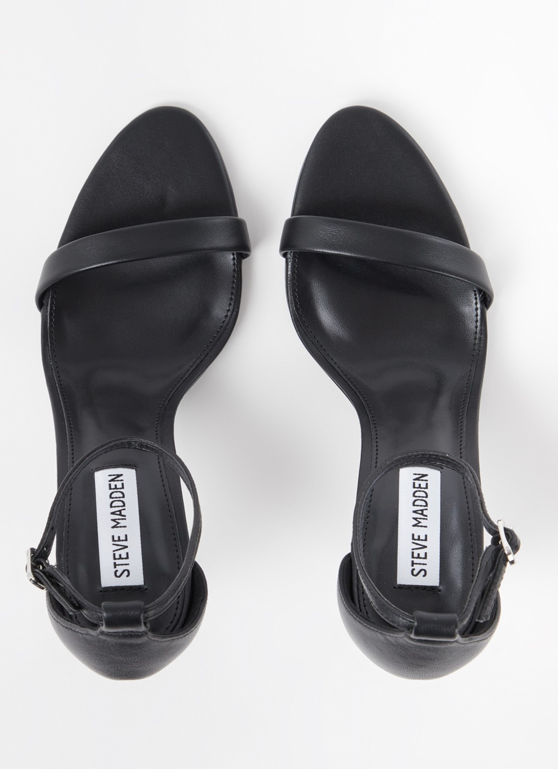Steve Madden Tecy sandalette van leer - detail 2 zwart