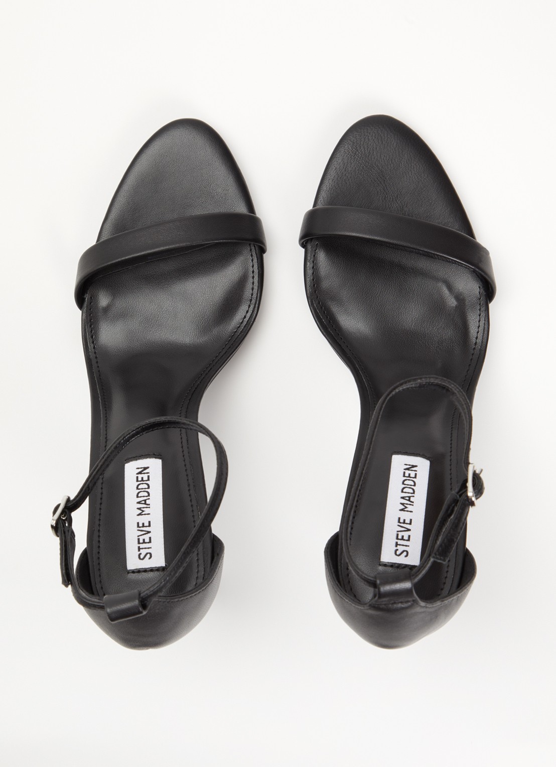 Steve Madden Tecy sandalette van leer - detail 5 zwart