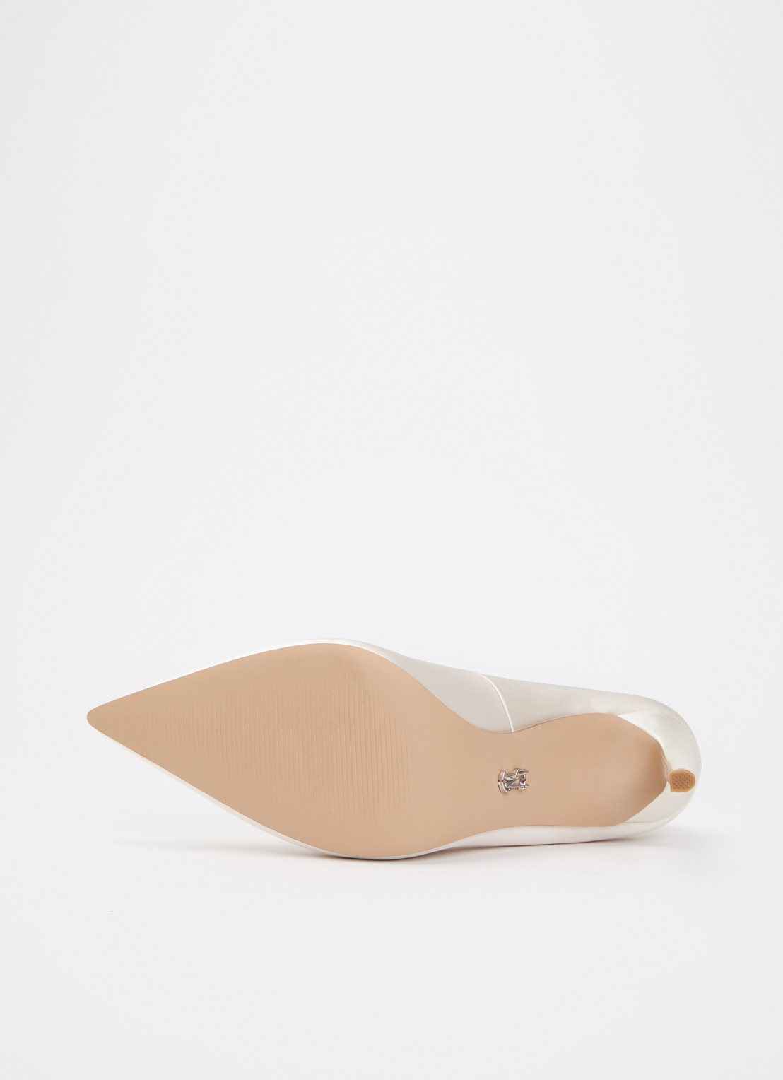 Steve Madden Thrive pump van satijn - detail 6 ivoor