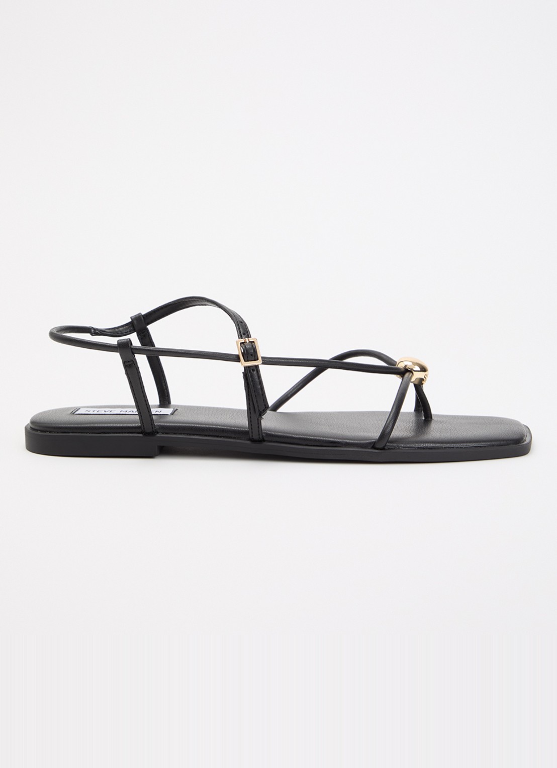 Steve Madden Tiki sandaal - voorkant 2 zwart