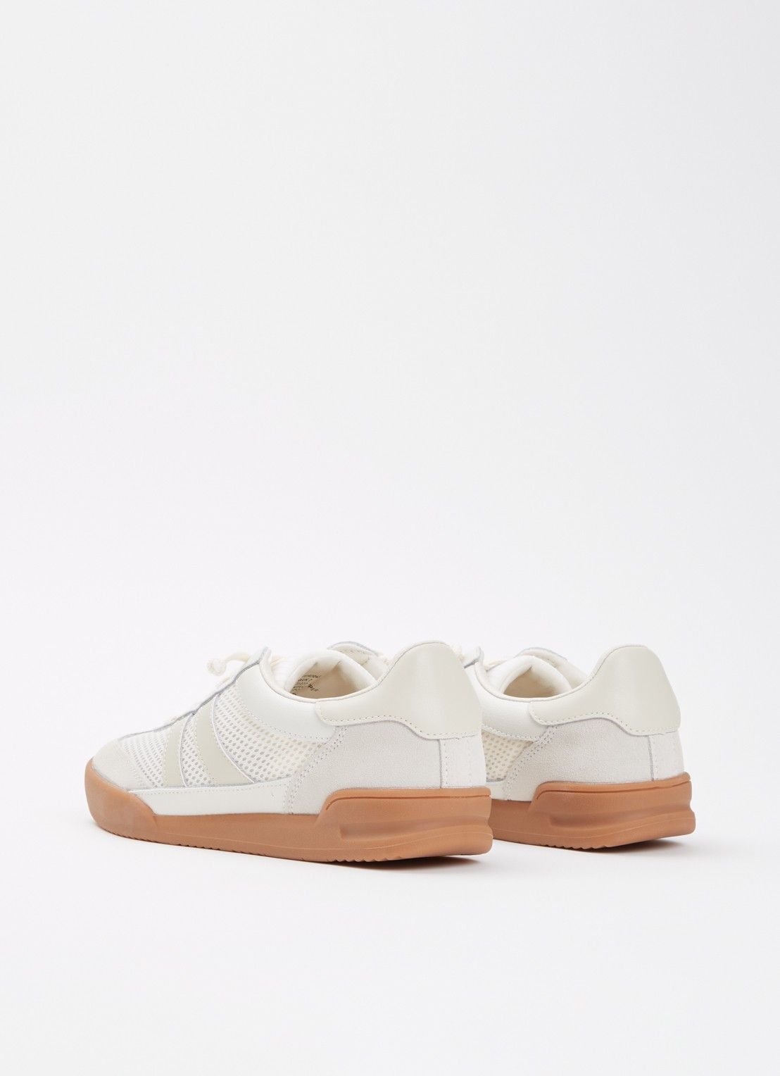 Steve Madden Verdict sneaker met suède details - achterkant 2 wit