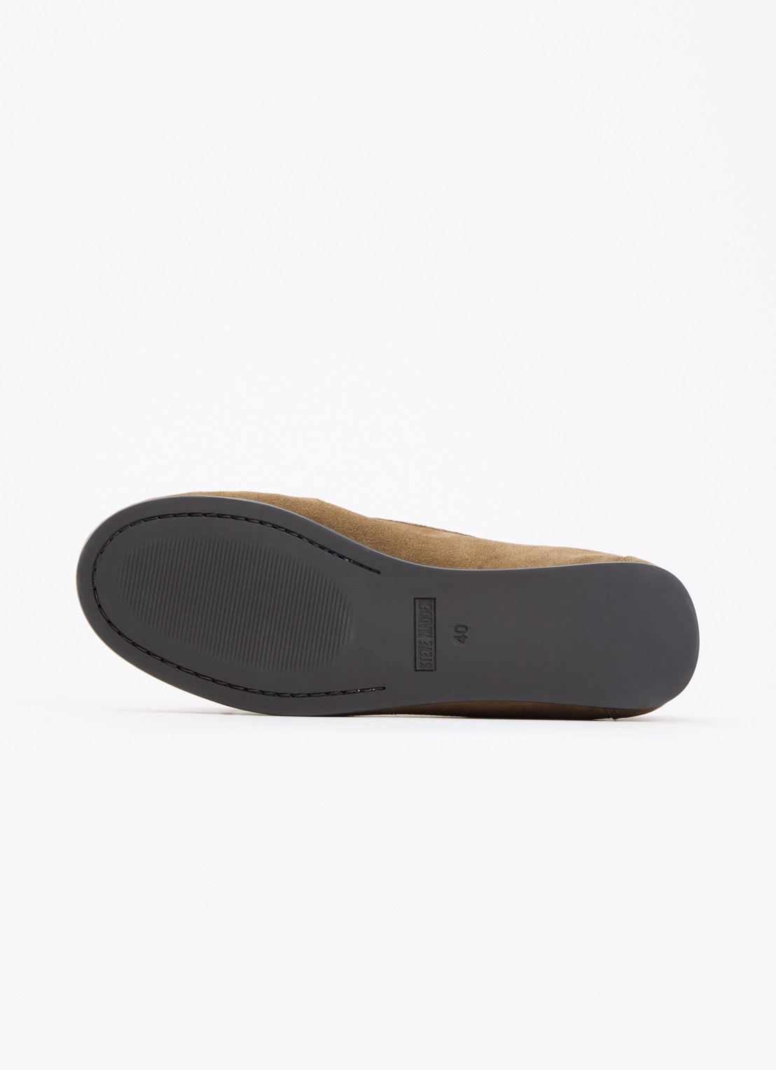 Steve Madden Yaira mocassin van suède met franjes - detail 4 lichtbruin