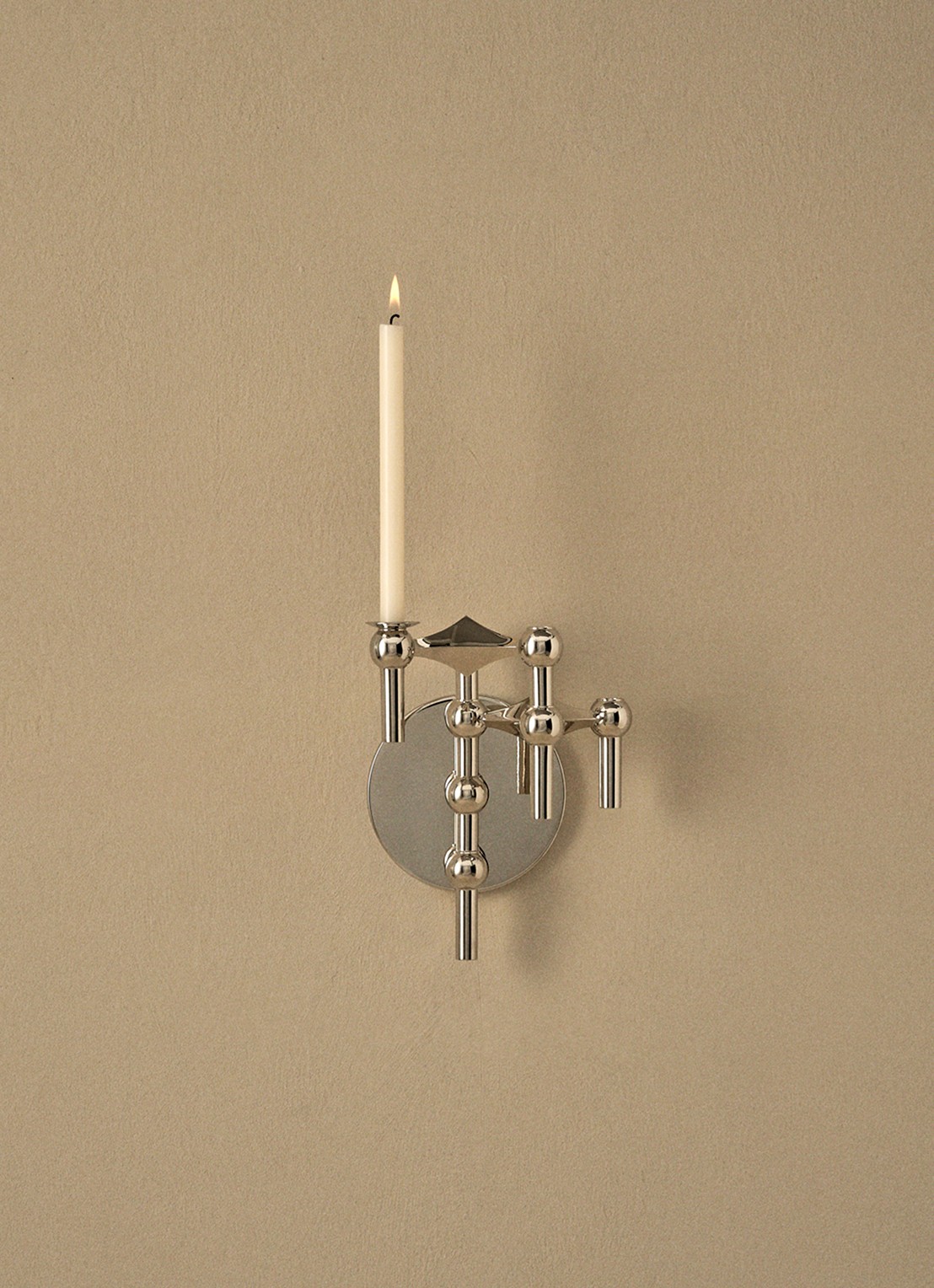 STOFF Nagel Kaars set van 12 - detail 3 wit