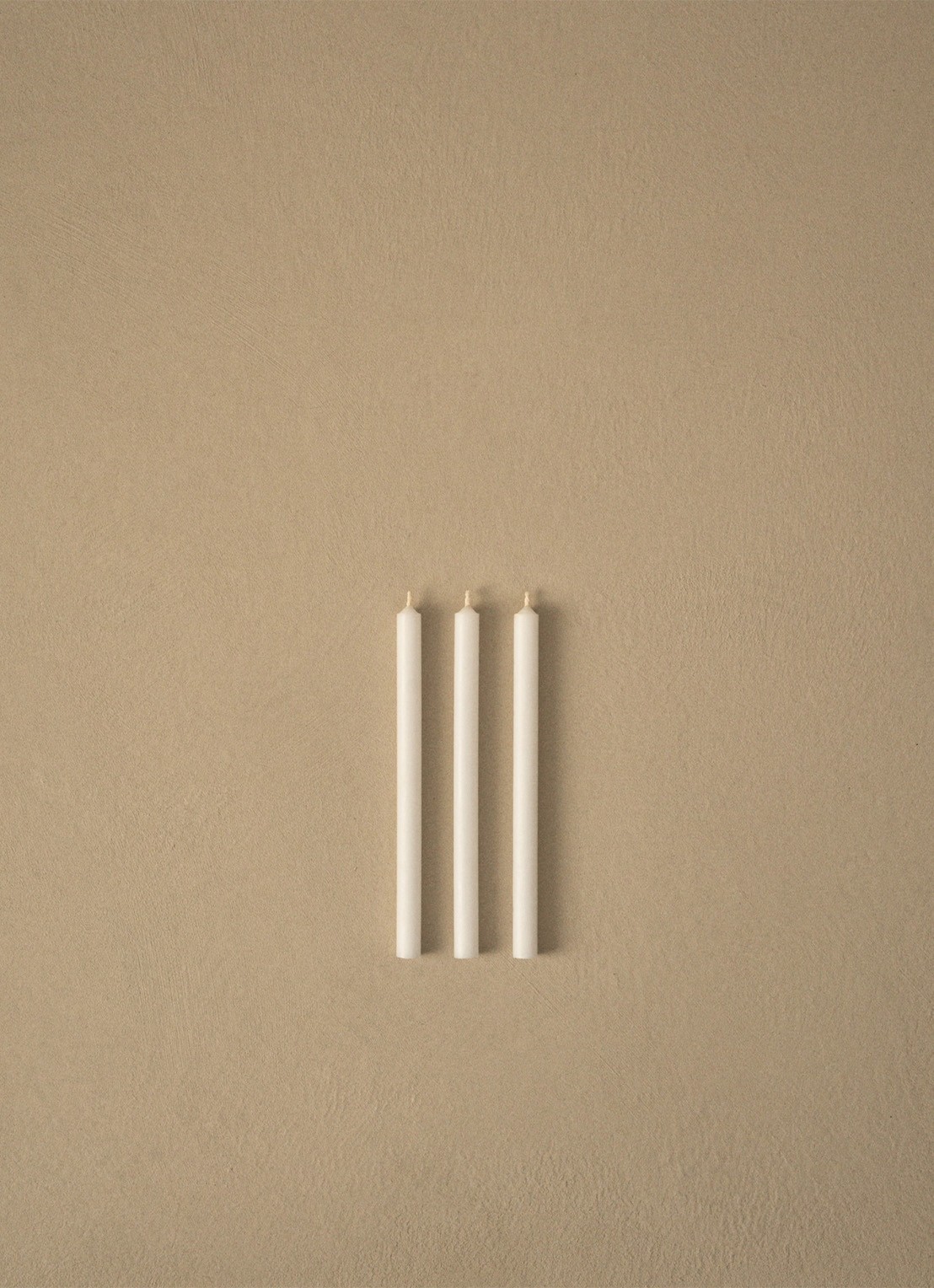 STOFF Nagel Kaars set van 12 - voorkant 2 wit