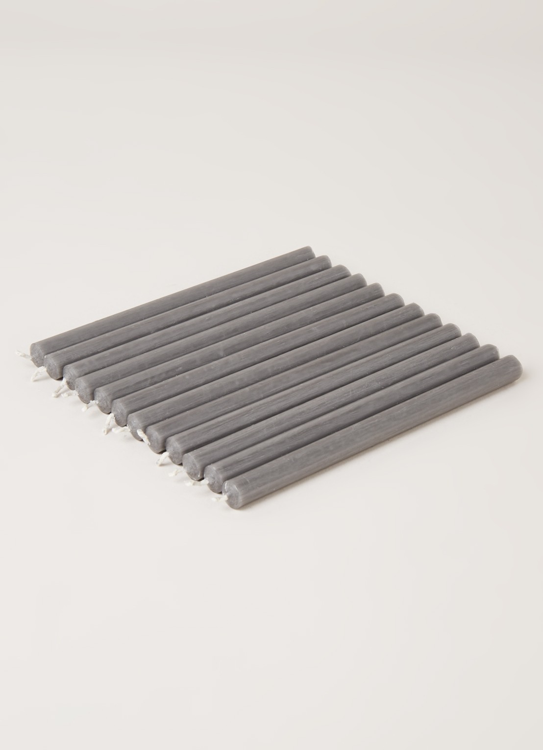 STOFF Nagel Kaars set van 12 - detail 3 donkergrijs