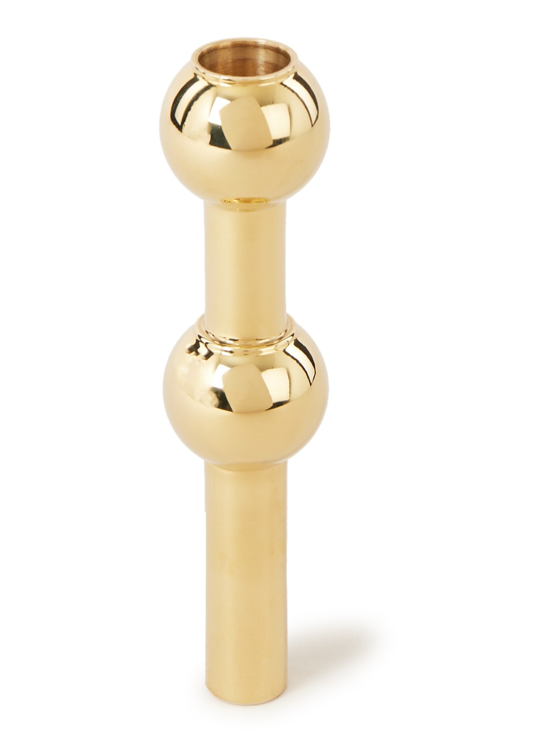 STOFF Nagel Kandelaar 10 cm - voorkant goud