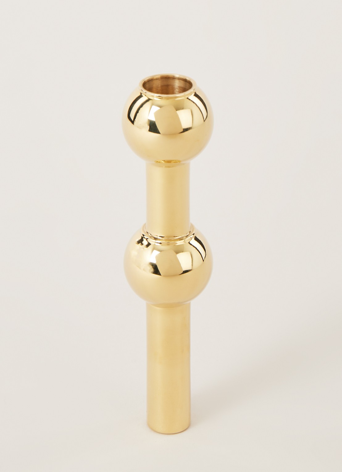 STOFF Nagel Kandelaar 10 cm - voorkant 2 goud