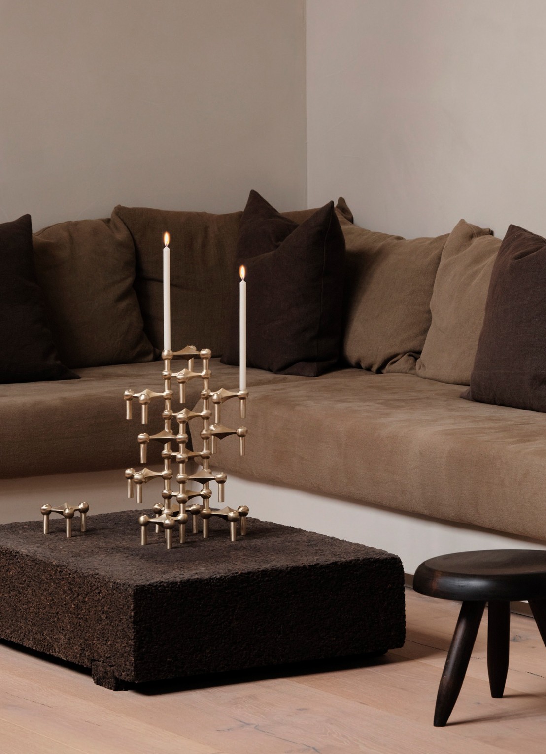 STOFF Nagel Kandelaar 6,9 cm - detail 4 goud