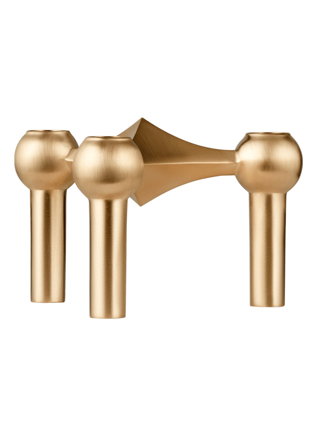 STOFF Nagel Kandelaar 6,9 cm - voorkant goud