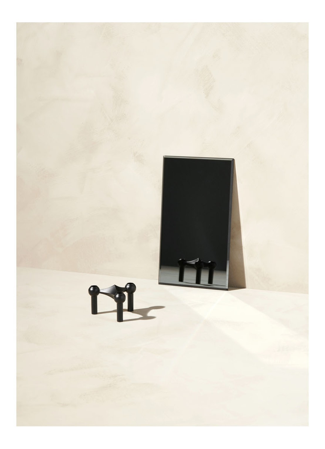 STOFF Nagel Kandelaar 6 cm - detail zwart