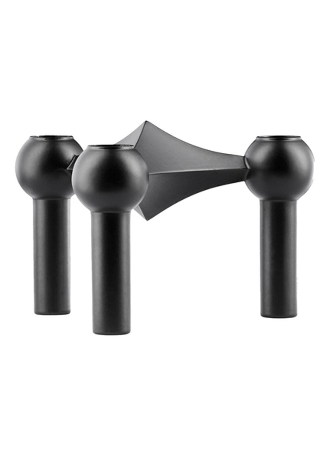 STOFF Nagel Kandelaar 6 cm - voorkant 5 zwart