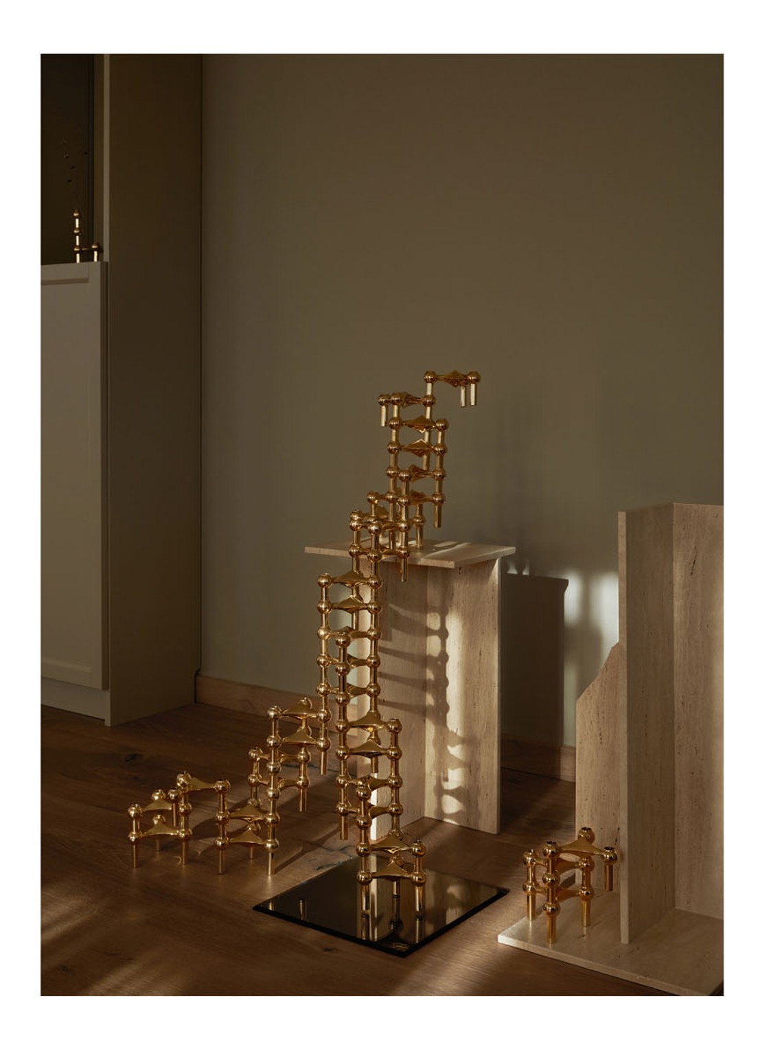 STOFF Nagel Kandelaar 6 cm - detail 3 goud