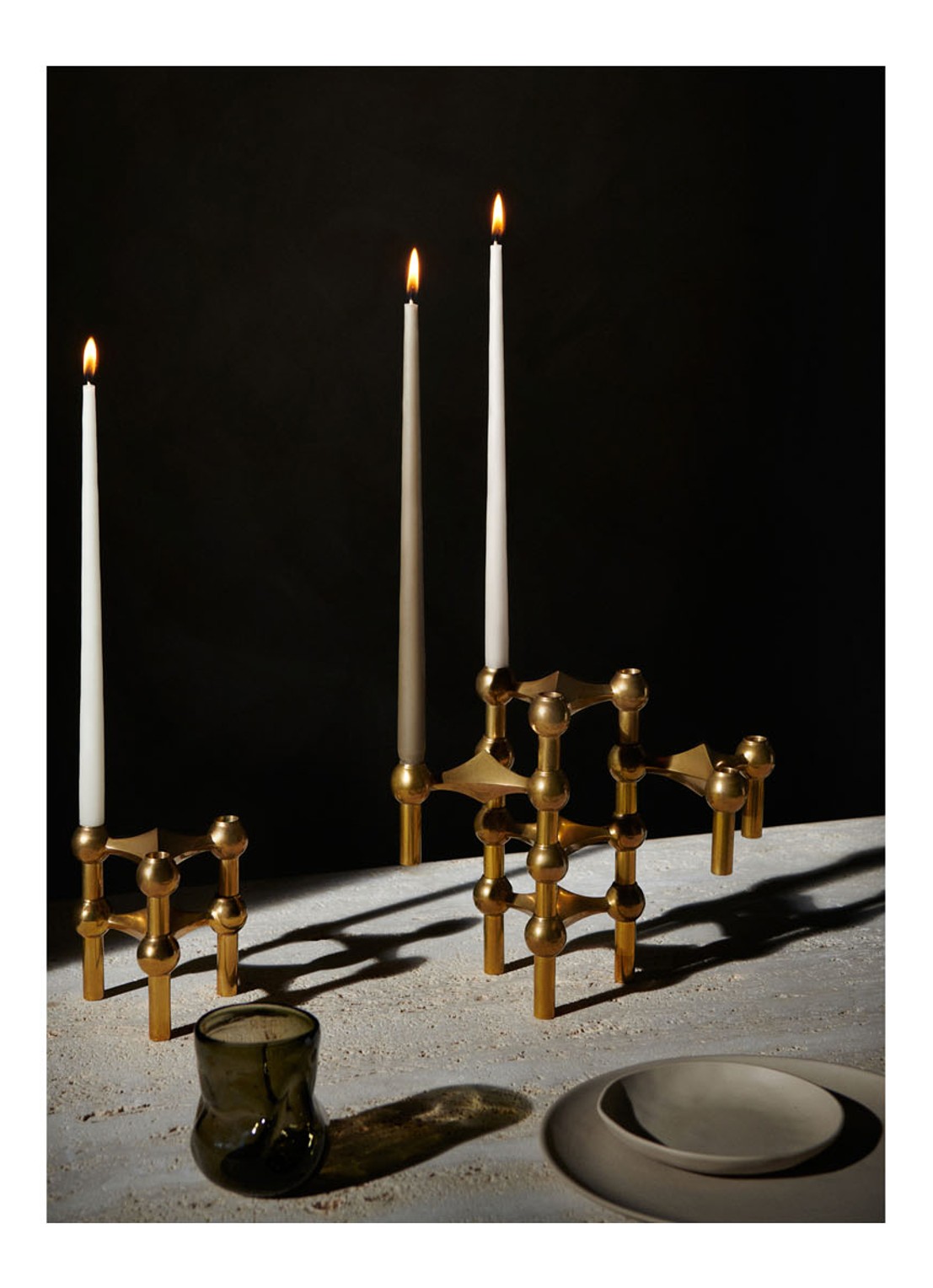 STOFF Nagel Kandelaar 6 cm - detail 4 goud