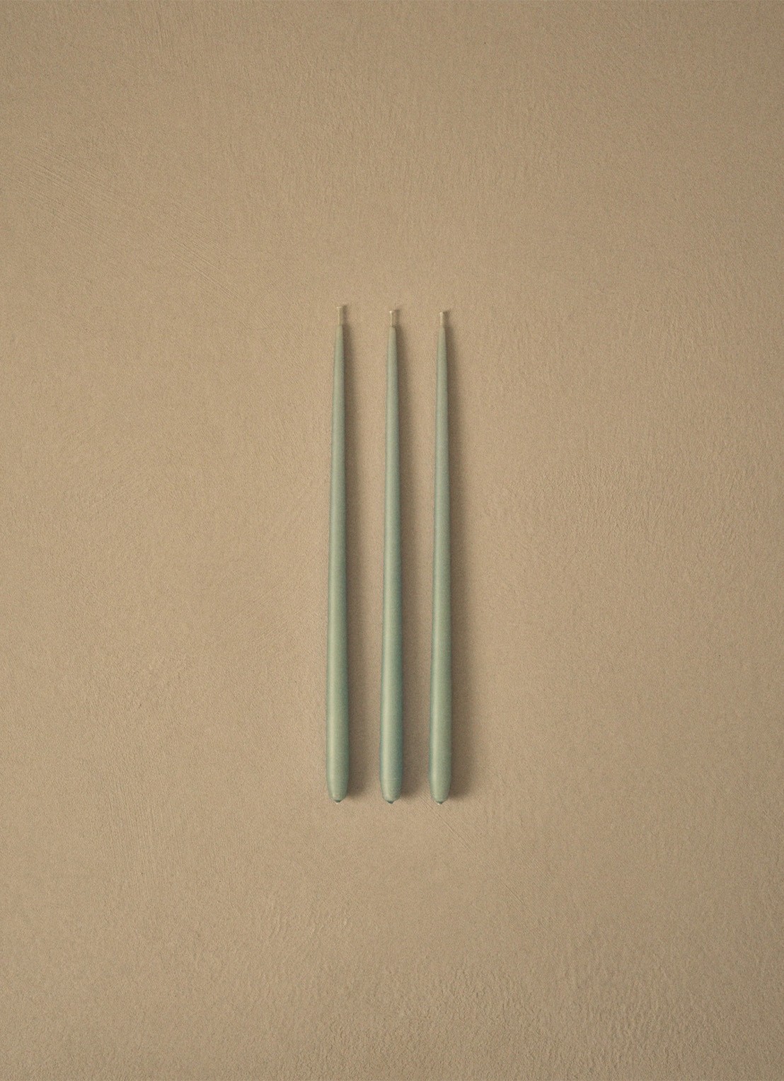 Stoff Nagel Stoff Nagel Ester & Erik kaars set van 6  - voorkant 2 lichtblauw