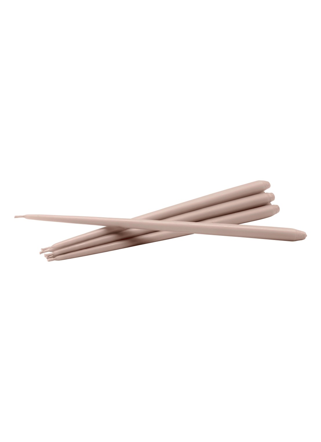 Stoff Nagel Stoff Nagel Ester & Erik kaars set van 6  - voorkant bruin