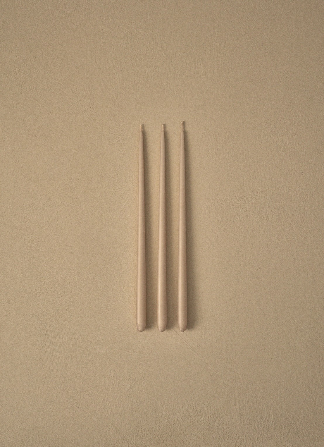 Stoff Nagel Stoff Nagel Ester & Erik kaars set van 6  - voorkant 2 bruin