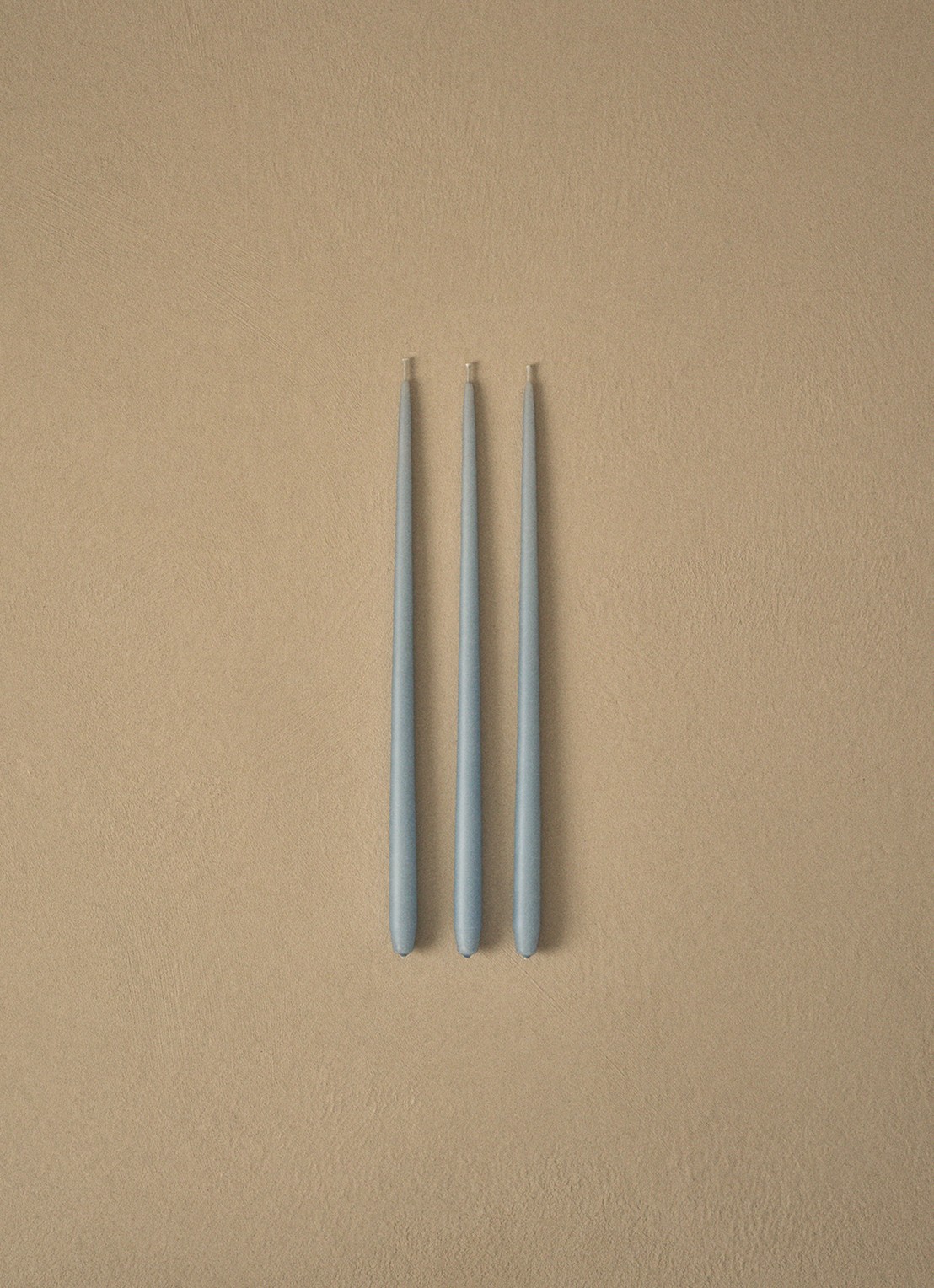Stoff Nagel Stoff Nagel Ester & Erik kaars set van 6 - voorkant 2 lichtblauw