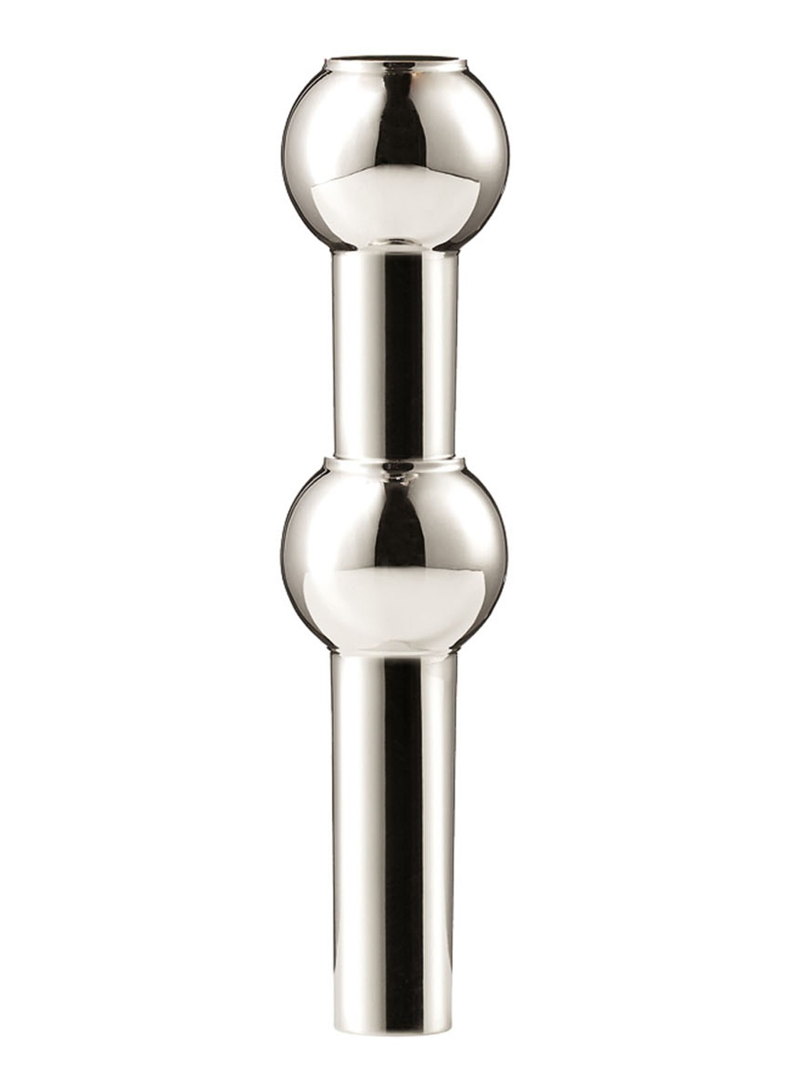 STOFF Nagel Vaas 10 cm - voorkant zilver