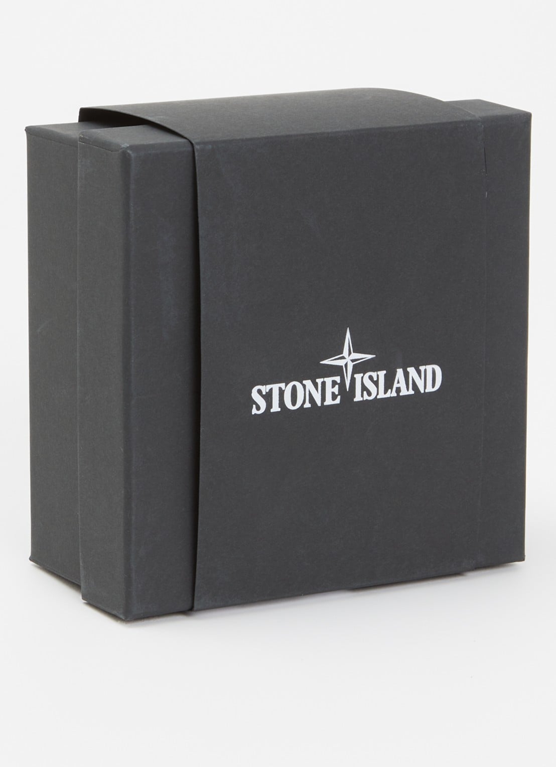 Stone Island 00001 riem met logo  - detail 2 lichtgrijs