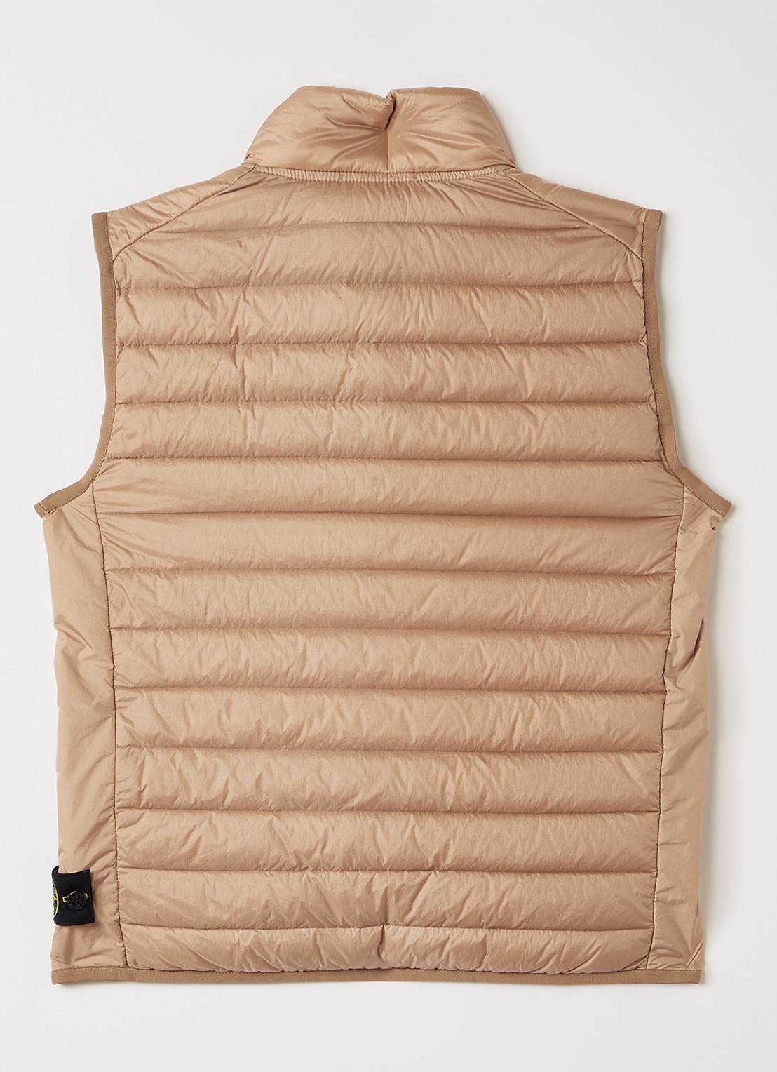 Stone Island 00002 gewatteerde bodywarmer - achterkant grijs