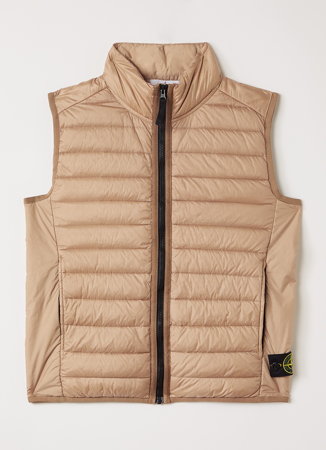 Stone Island 00002 gewatteerde bodywarmer - voorkant 2 grijs