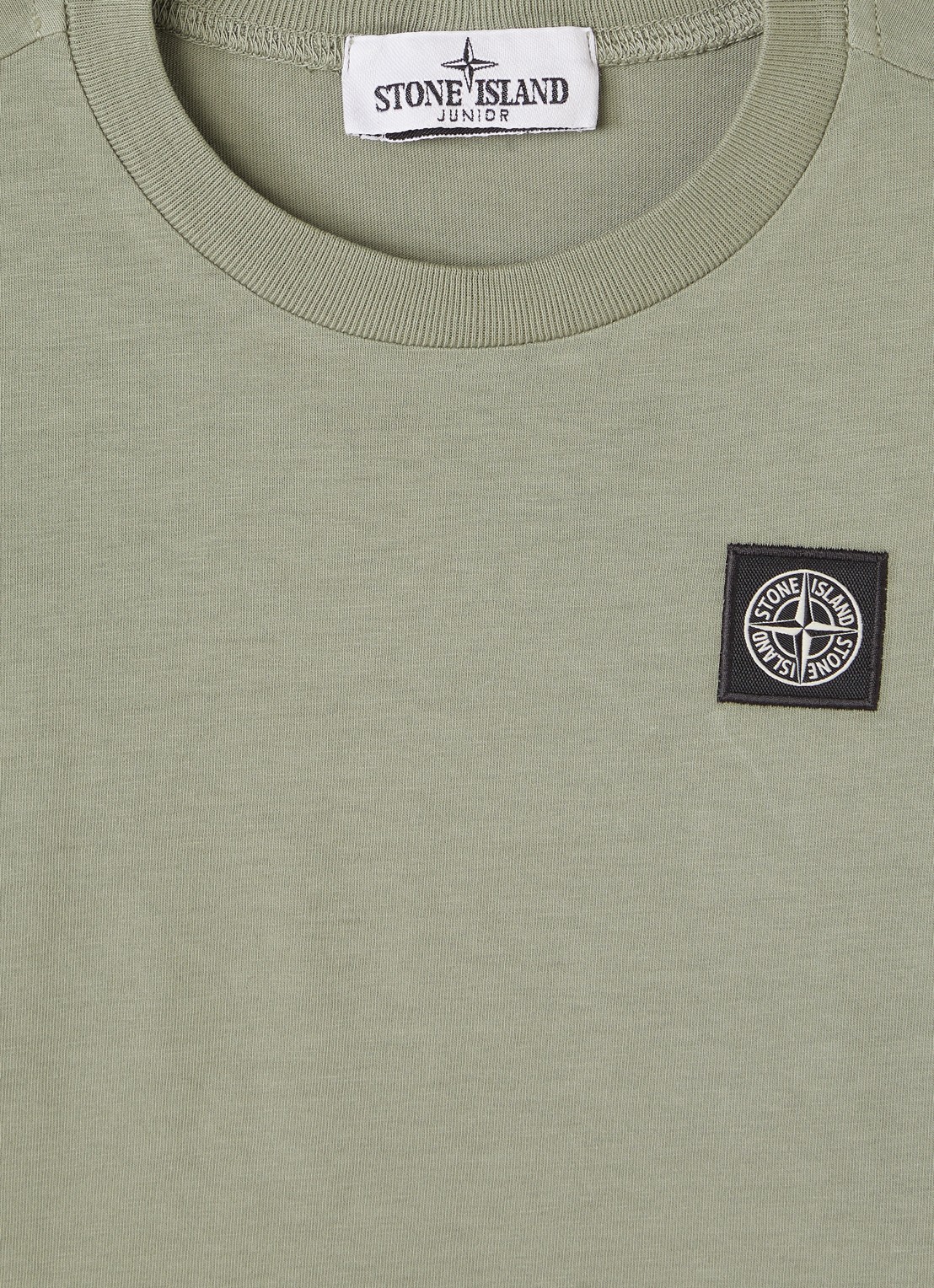 Stone Island 00002 longsleeve met logoborduring - detail 3 antraciet