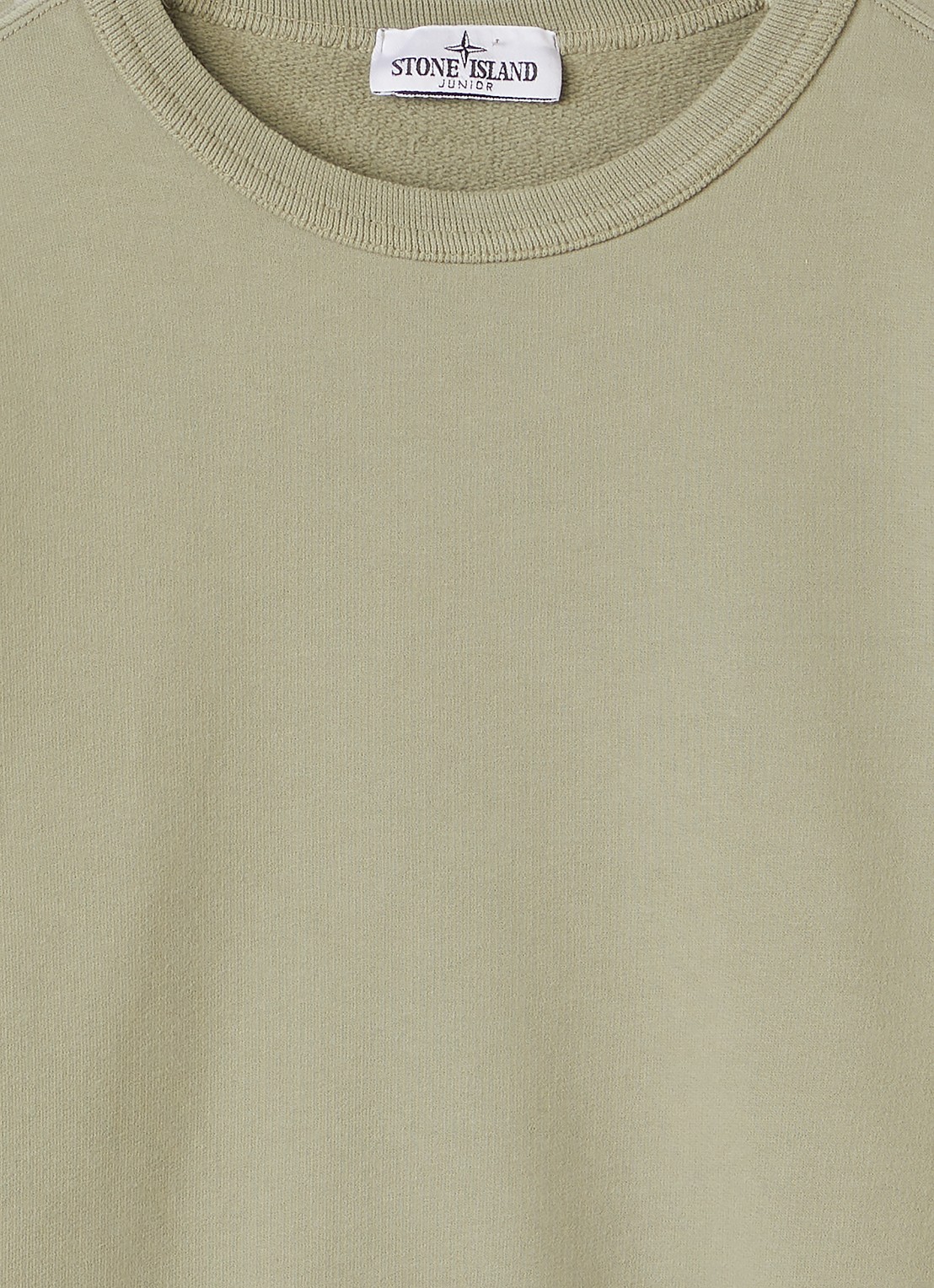 Stone Island 00002 sweater met logo - detail 3 lindegroen