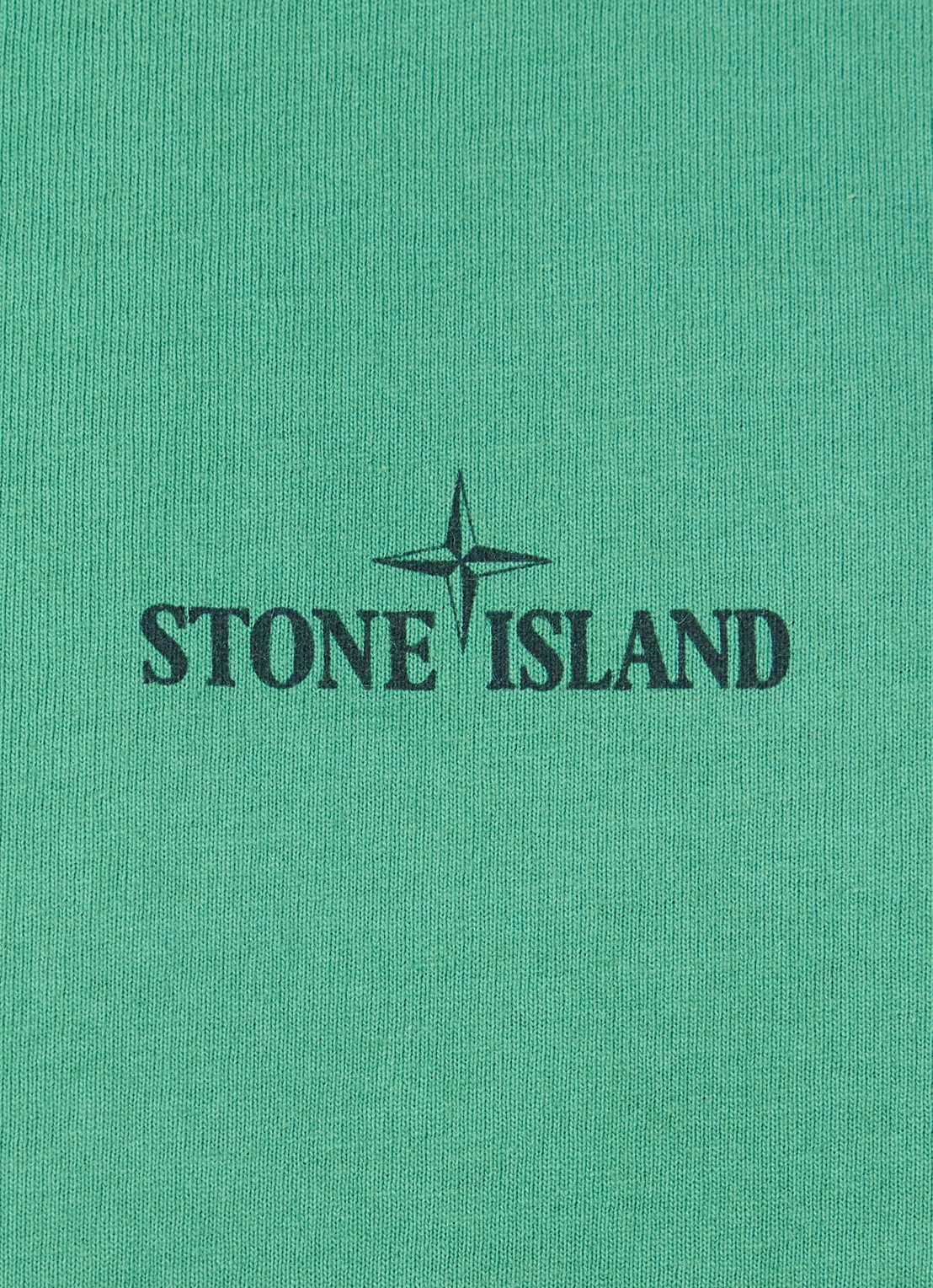 Stone Island 00002 T-shirt met logo- en backprint - detail 3 groen