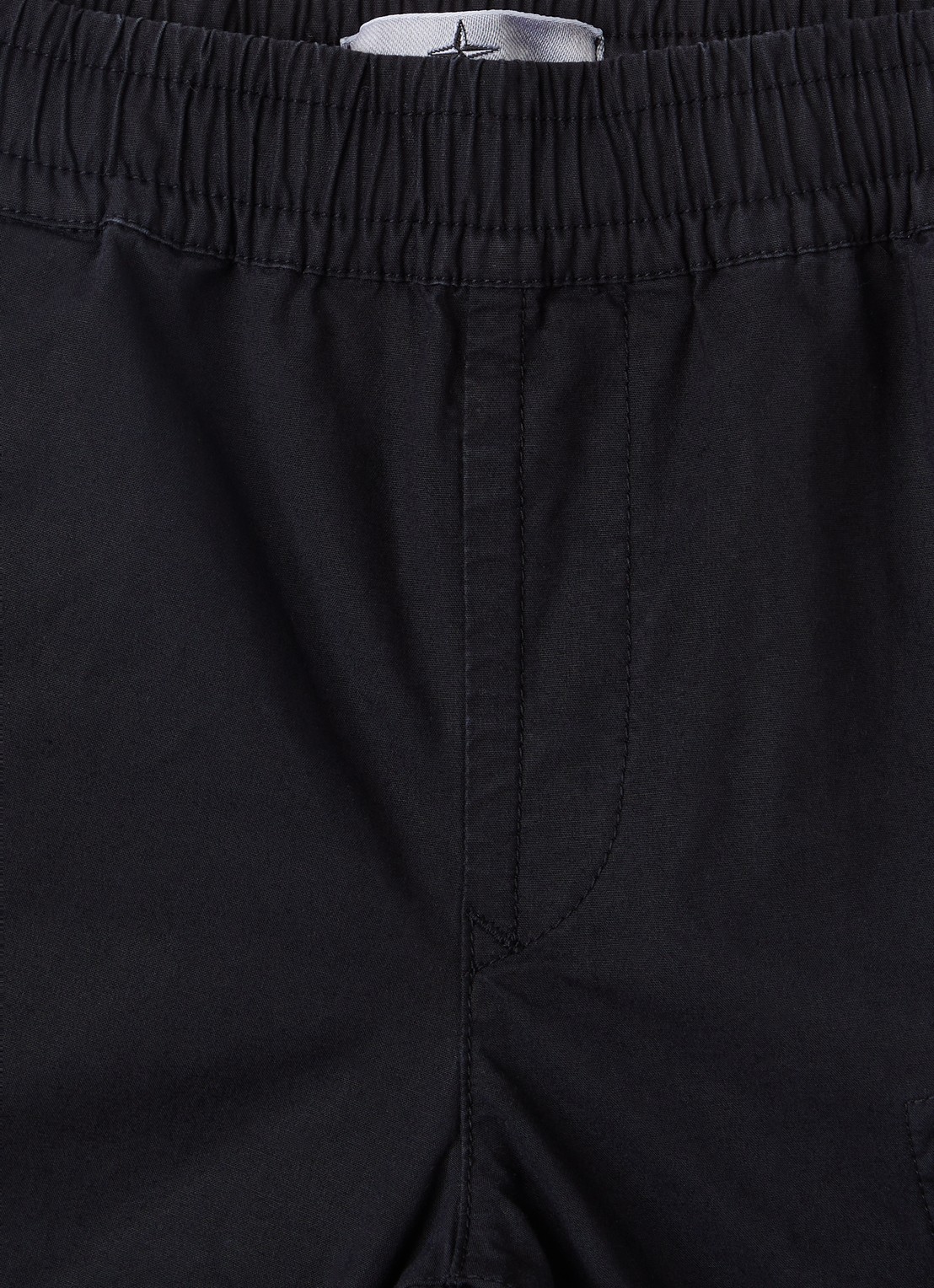 Stone Island 00003 tapered fit cargobroek - detail zwart