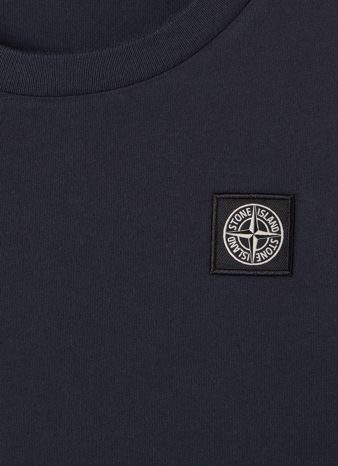 Stone Island 00004 longsleeve met logo - detail 3 donkerblauw