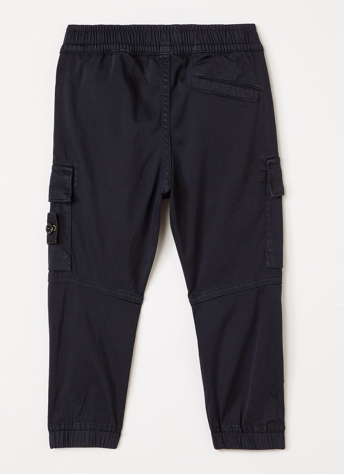 Stone Island 00006 tapered fit cargobroek - voorkant 3 donkerblauw