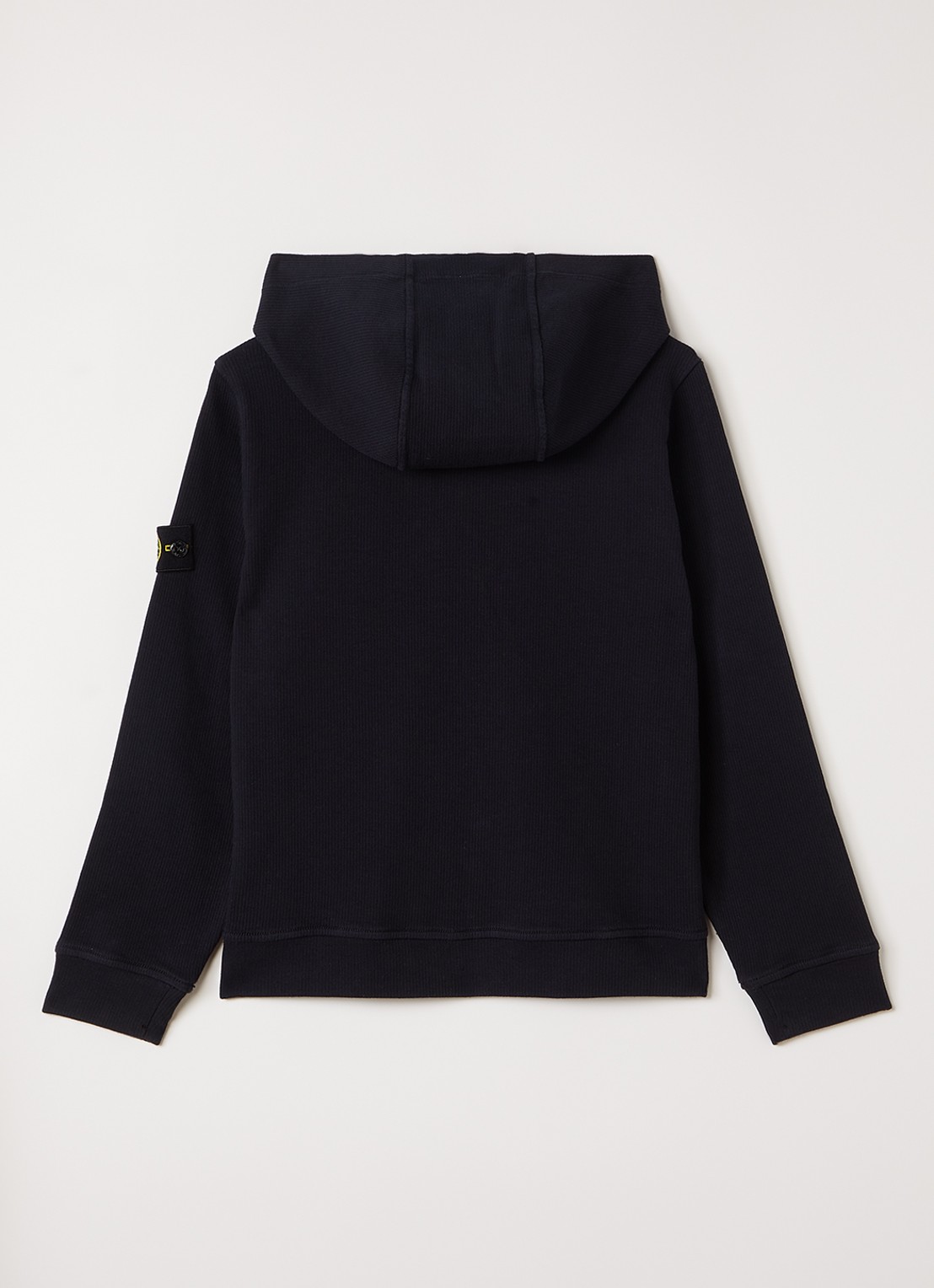 Stone Island 00007 ribgebreid vest - achterkant 3 donkerblauw