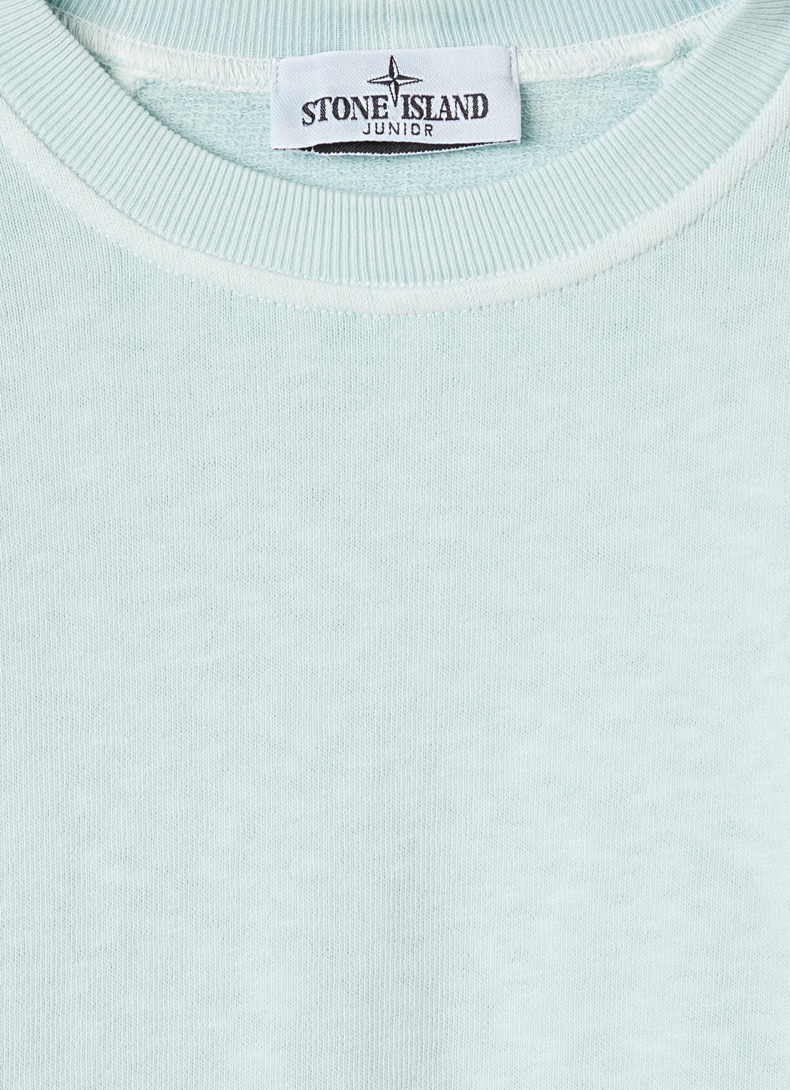 Stone Island 00012 sweater met logo - detail mint