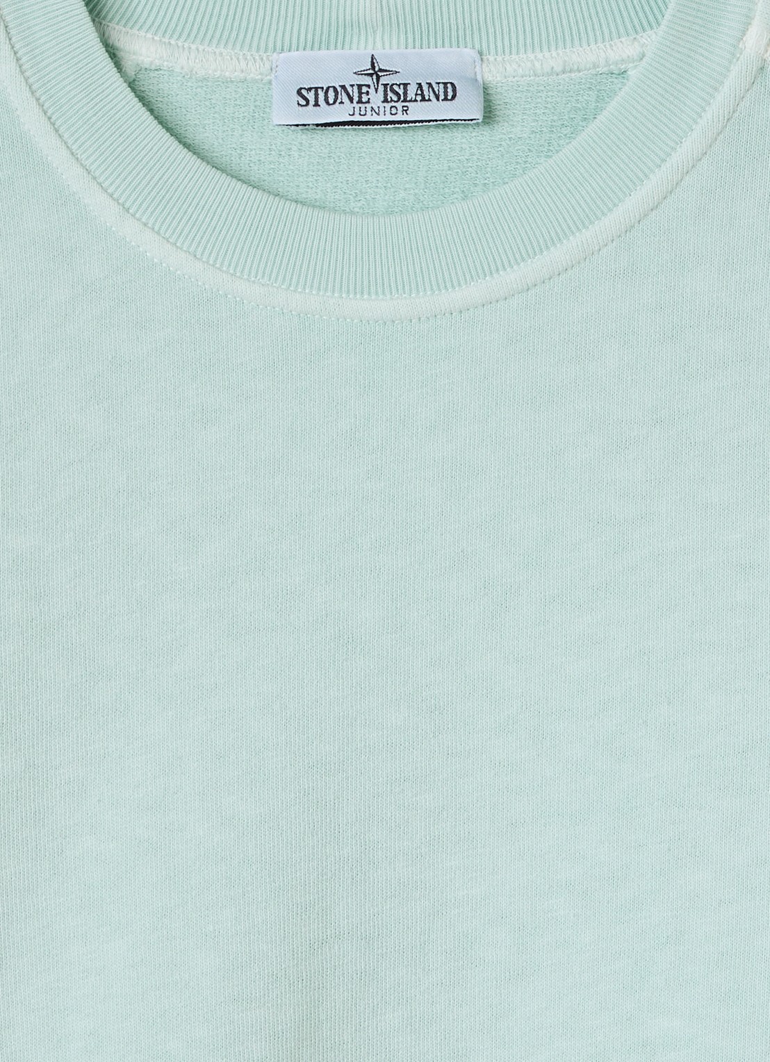 Stone Island 00012 sweater met logo - detail 3 lichtblauw
