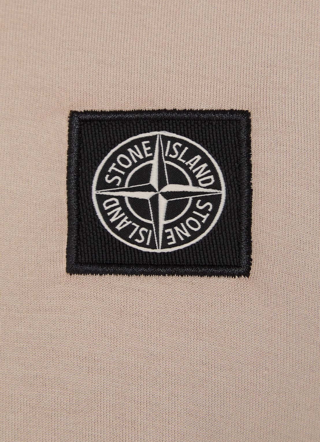 Stone Island 11002 T-shirt met logo - detail 2 donkerbeige