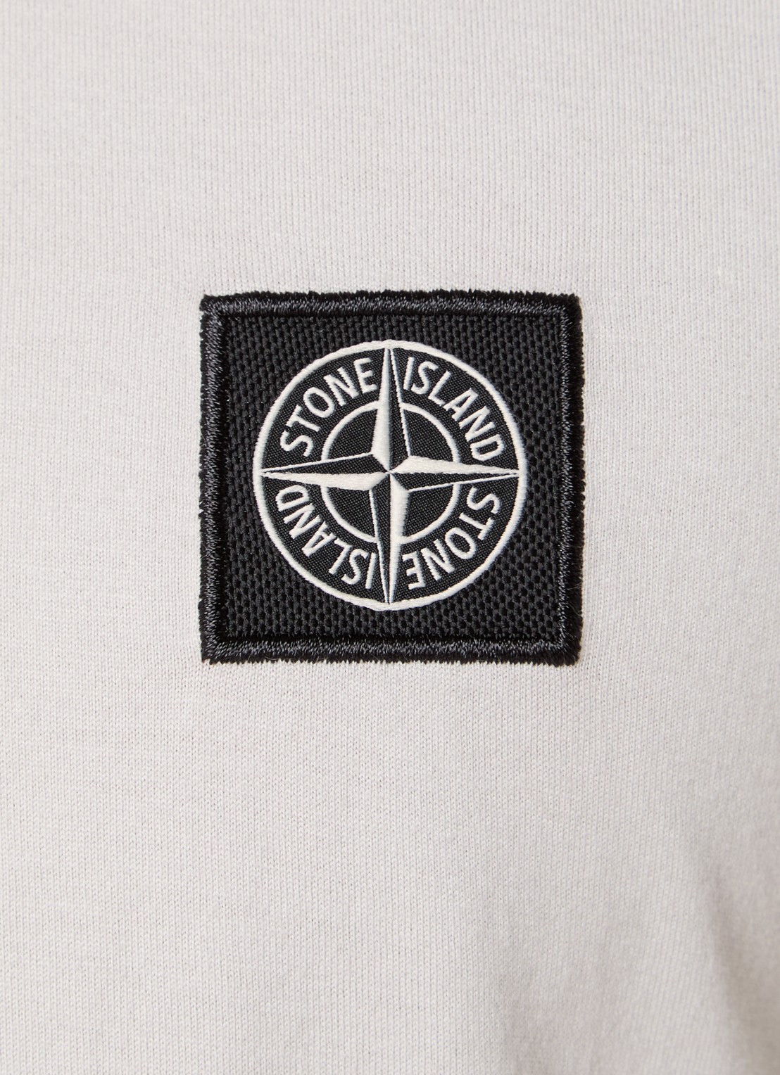 Stone Island 11002 T-shirt met logo - detail 5 grijs