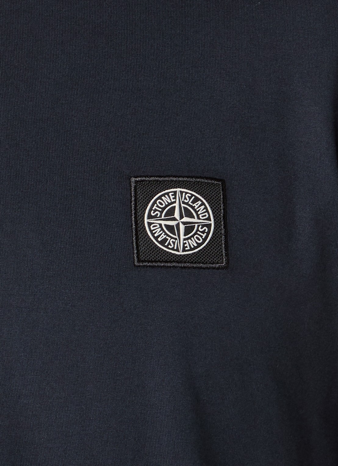 Stone Island 11002 T-shirt met logo - detail 5 donkerblauw