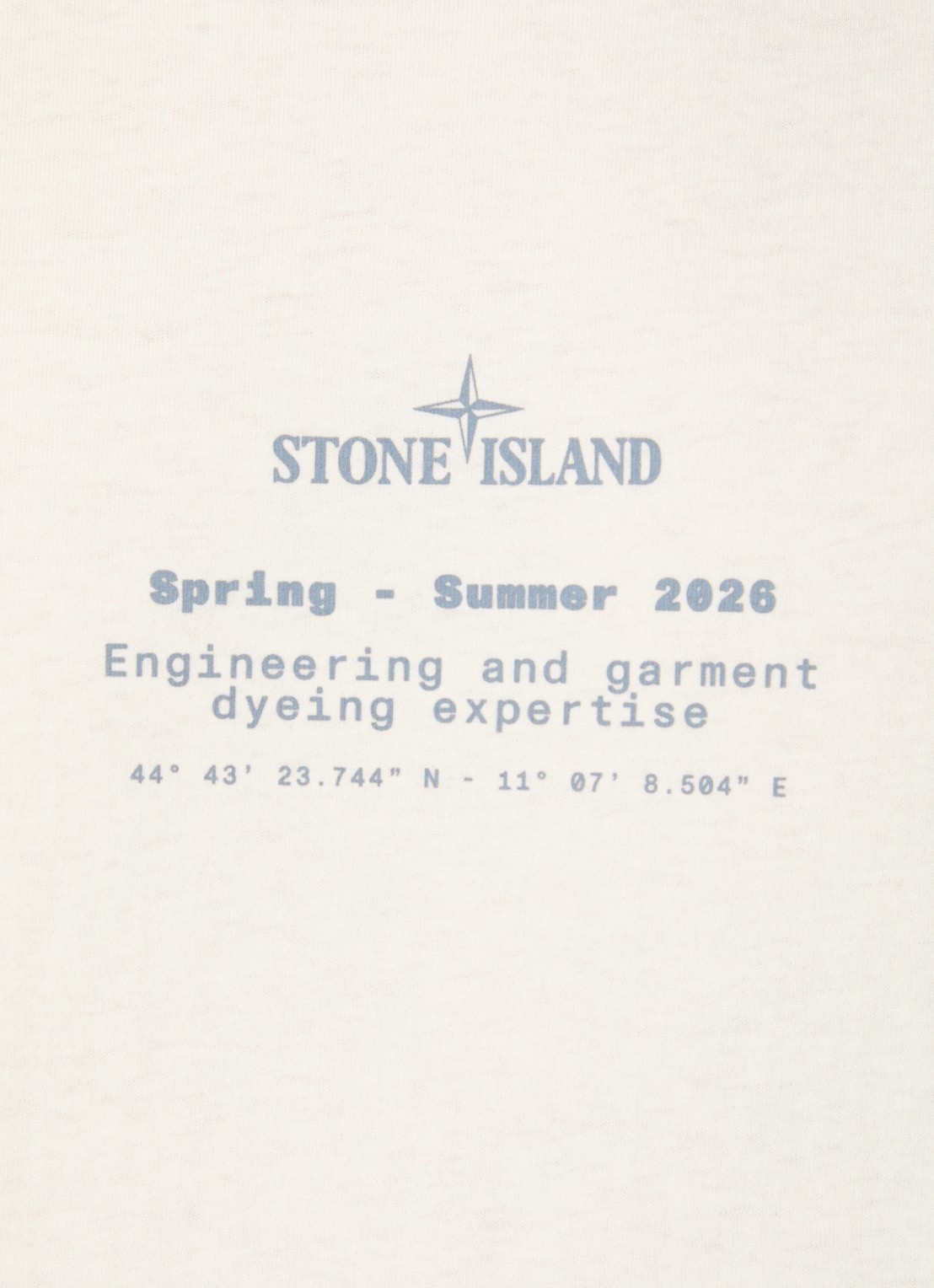 Stone Island 12002 T-shirt met logo- en backprint - detail 2 ivoor