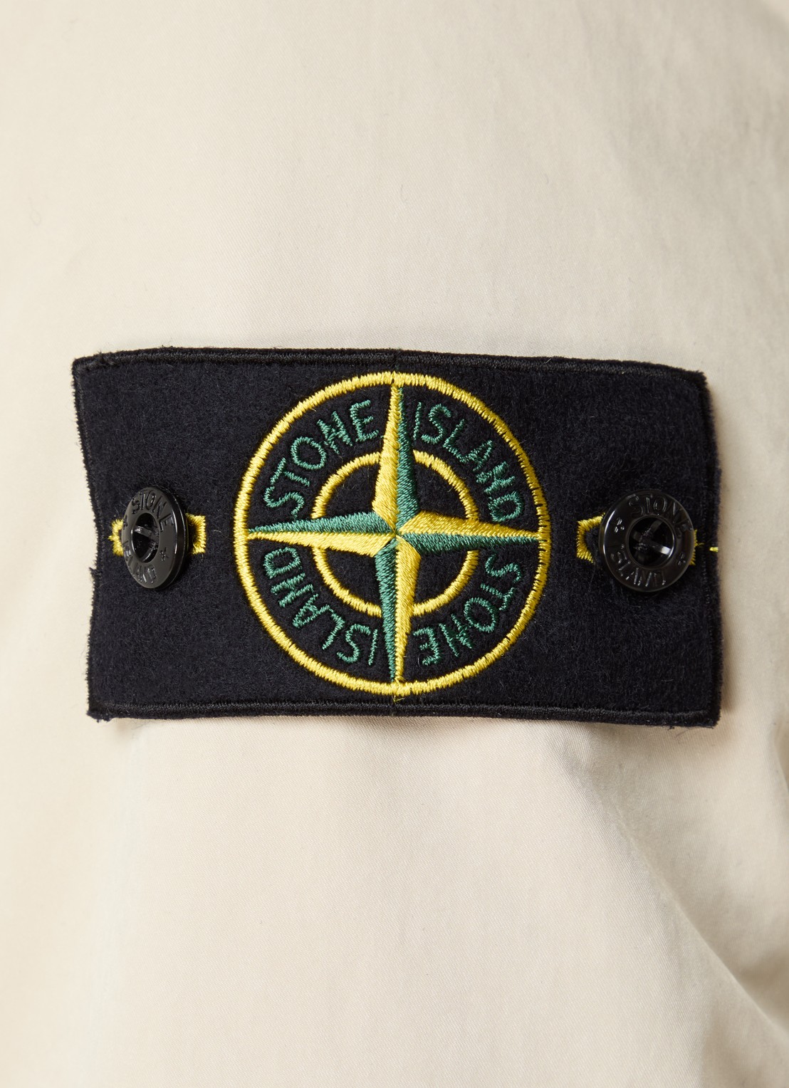 Stone Island 42149 trenchcoat met steekzakken en logo - detail 5 beige