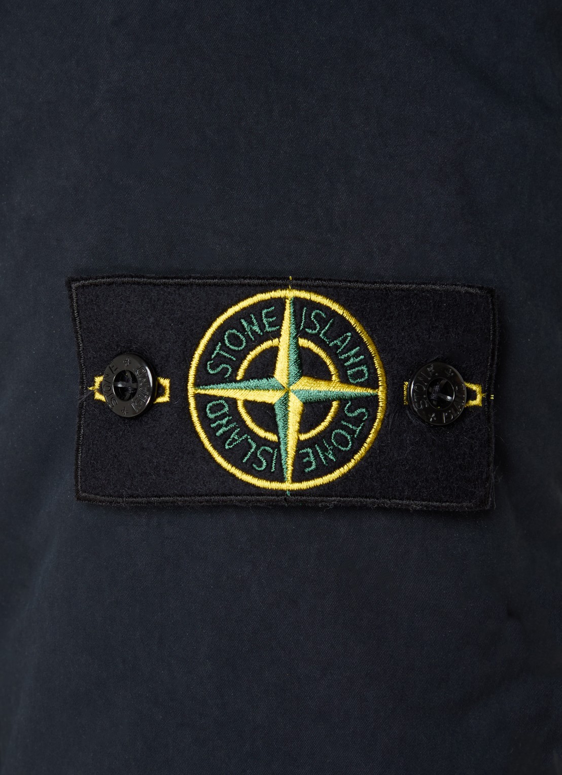 Stone Island 42149 trenchcoat met steekzakken en logo - detail 3 donkerblauw