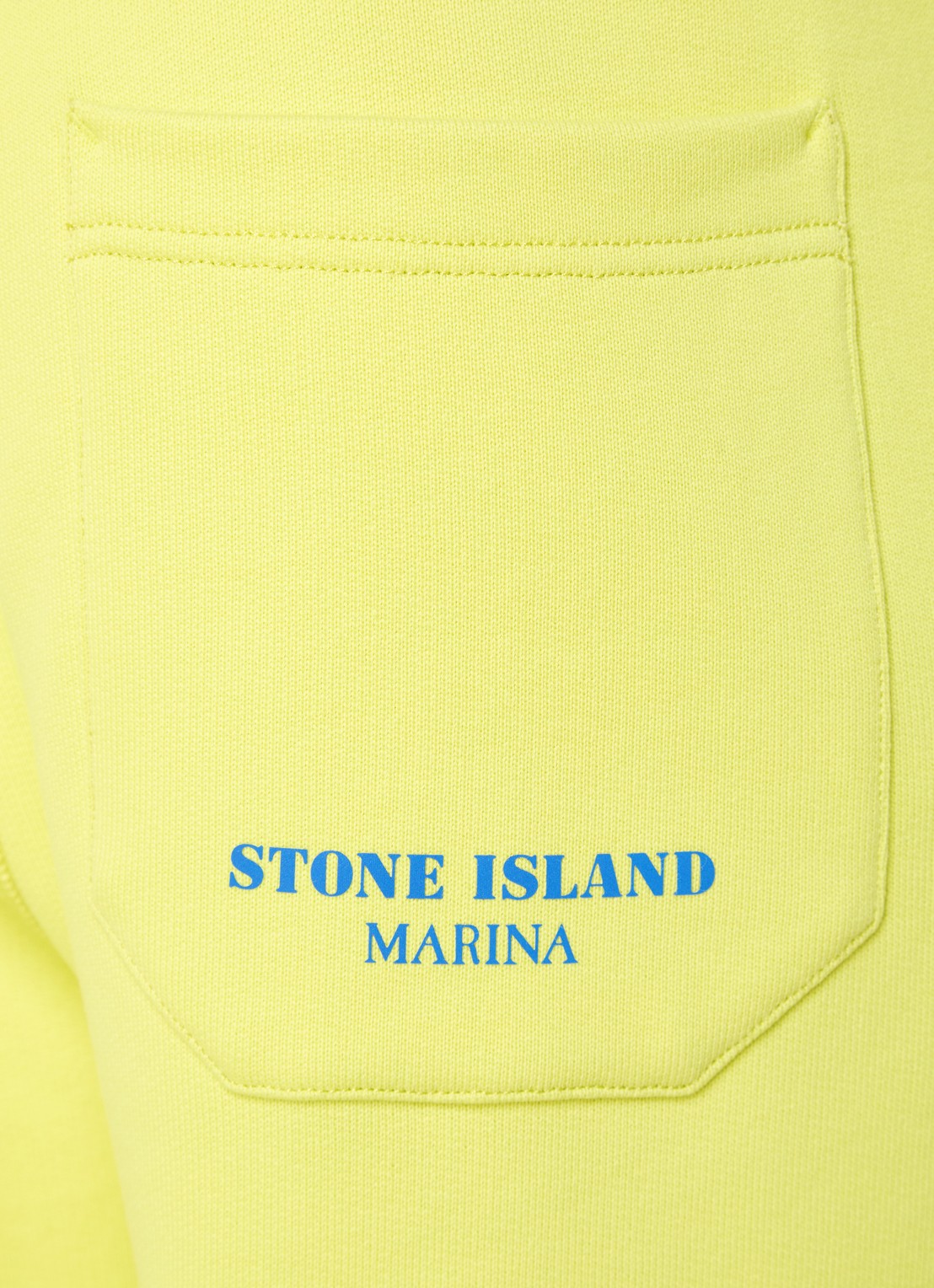 Stone Island 632X5 tapered fit joggingbroek met steekzakken - detail 6 citroengeel