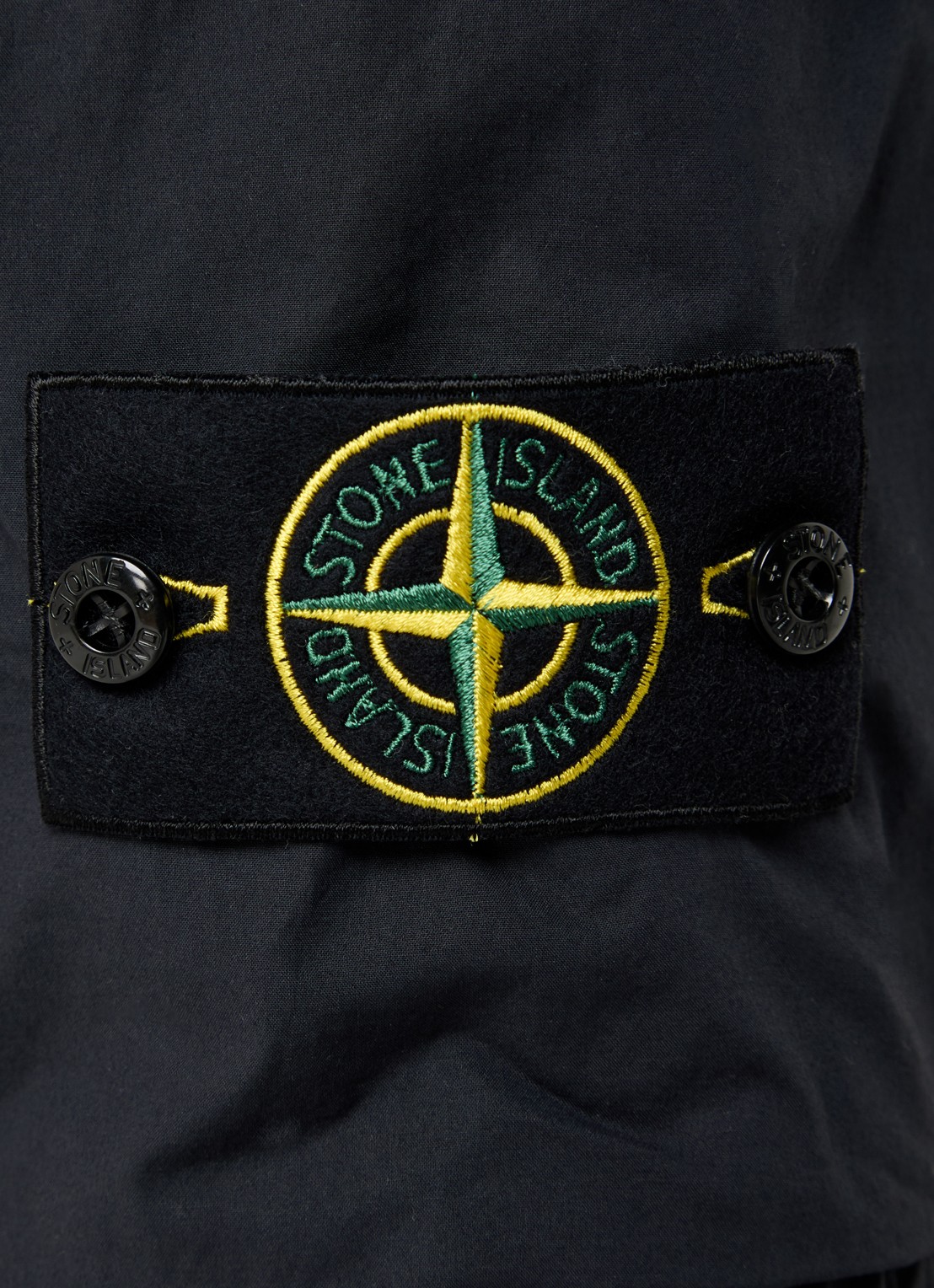 Stone Island 93582 tapered fit cargobroek met steekzakken en logo - detail 3 donkerblauw