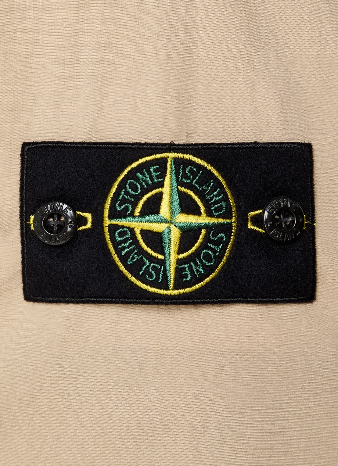 Stone Island S0003 jack met steekzakken en logo - detail 5 beige