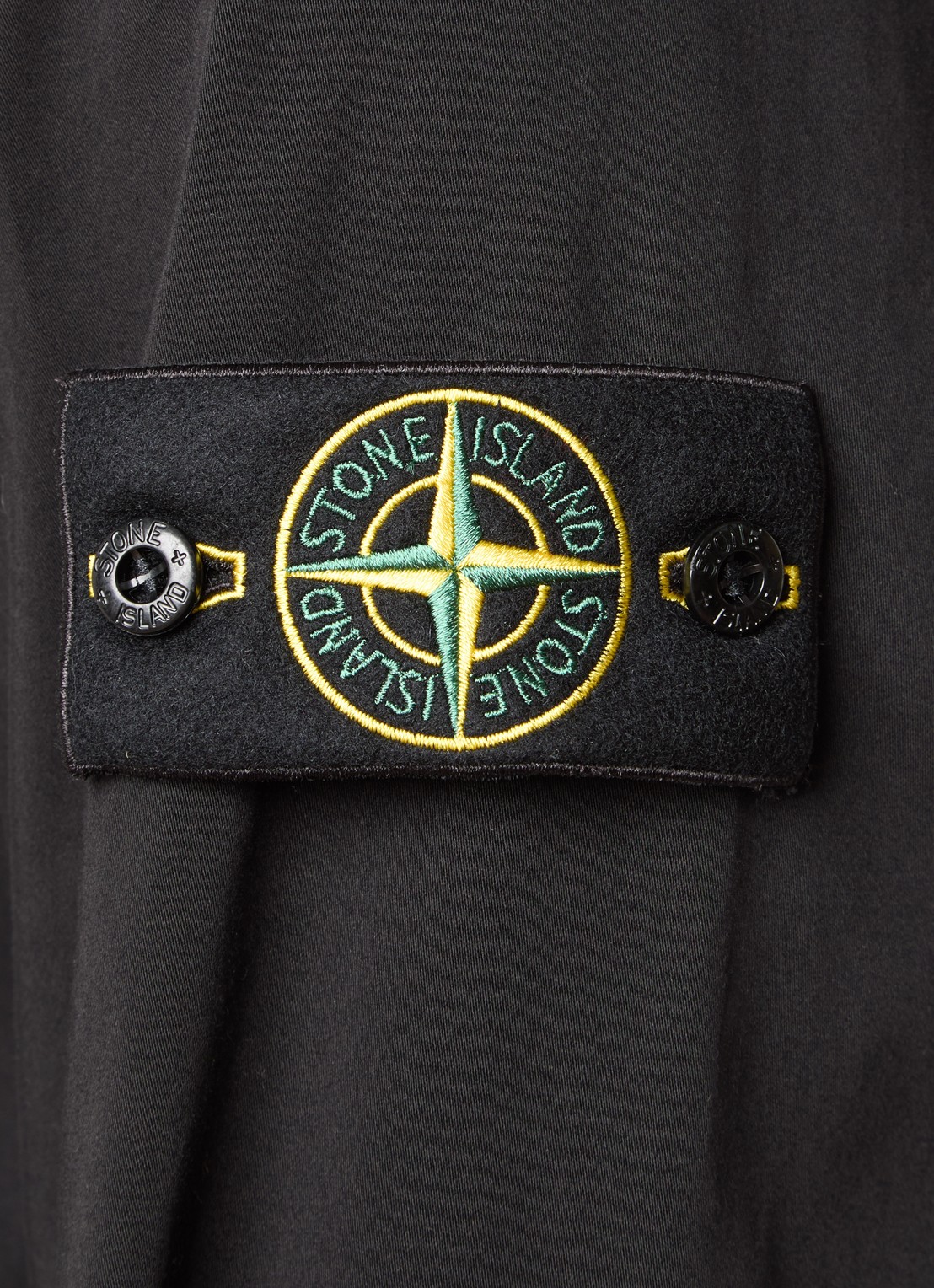 Stone Island S0012 jack met borstzakken - detail 4 zwart