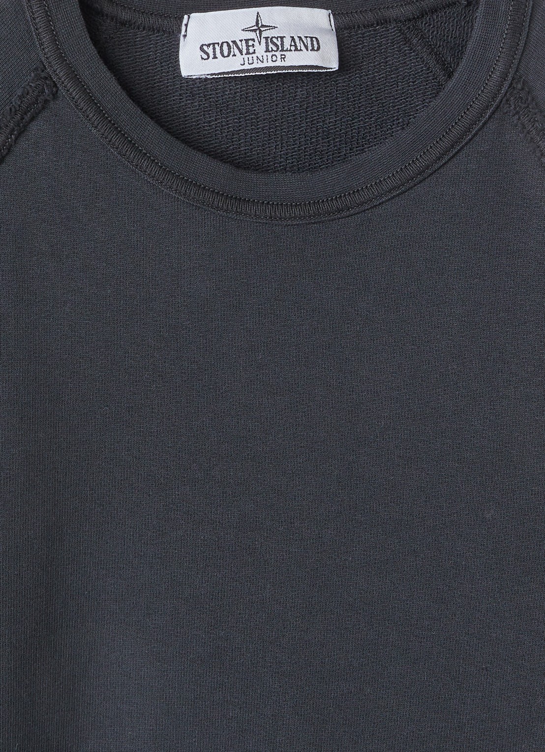 Stone Island S0040 sweater met logo - detail 3 zwart