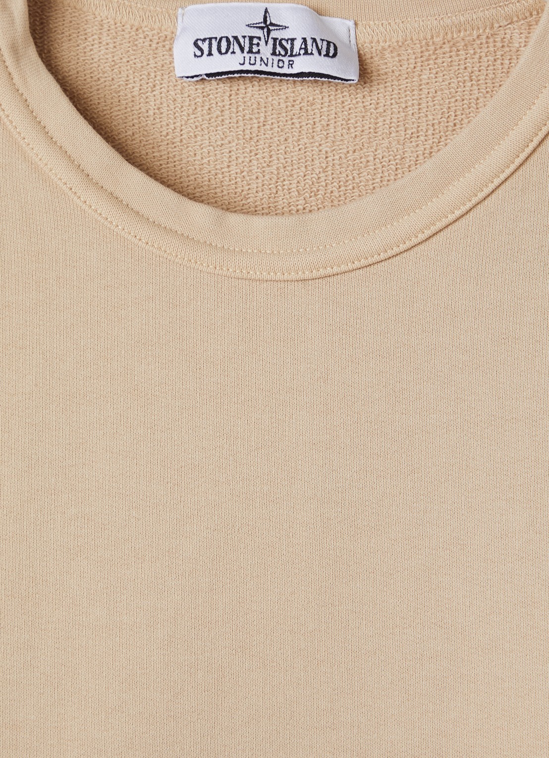Stone Island S0040 sweater met logo - detail 3 beige