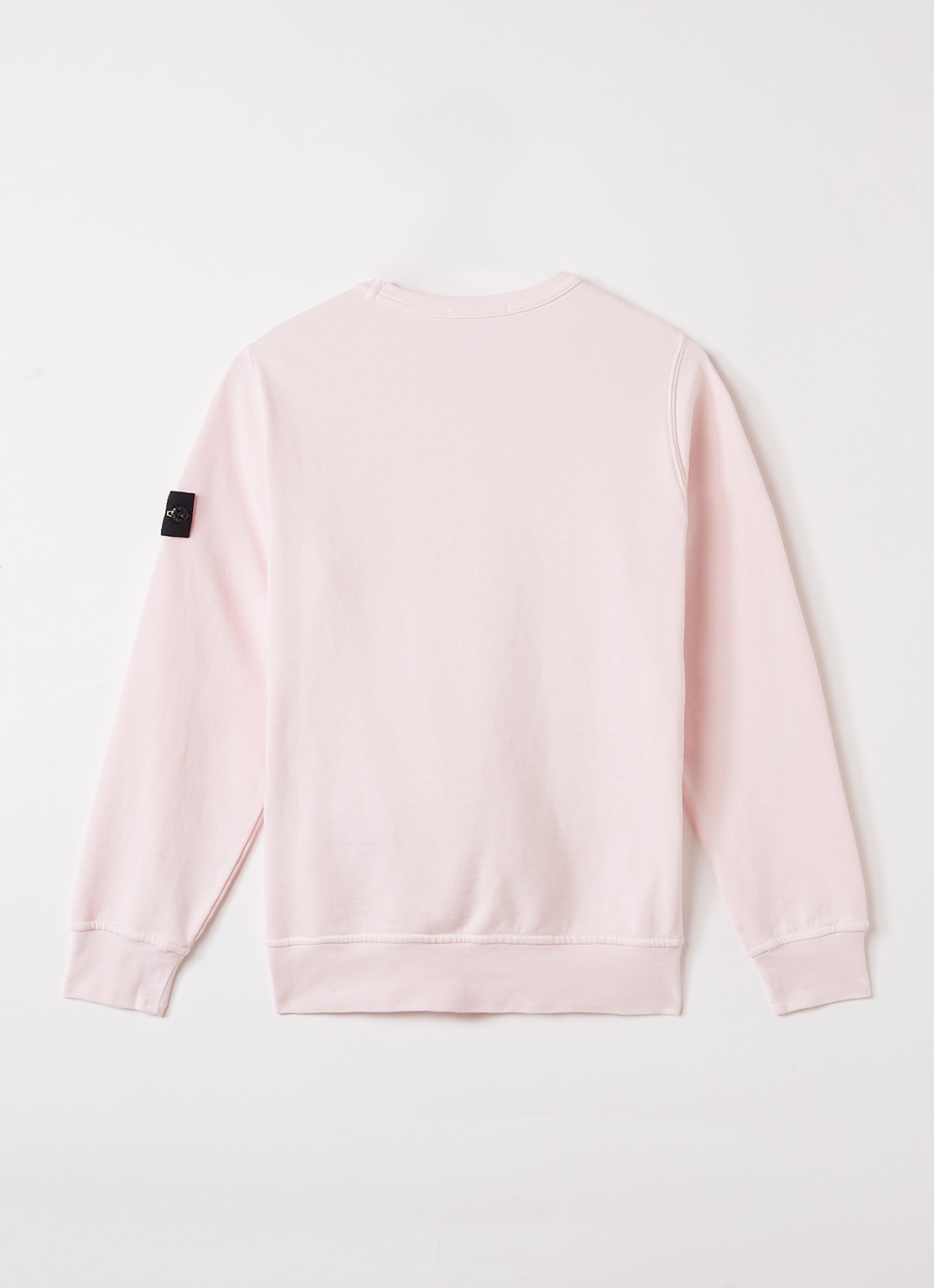Stone Island S0040 sweater met logo - voorkant 2 lichtroze