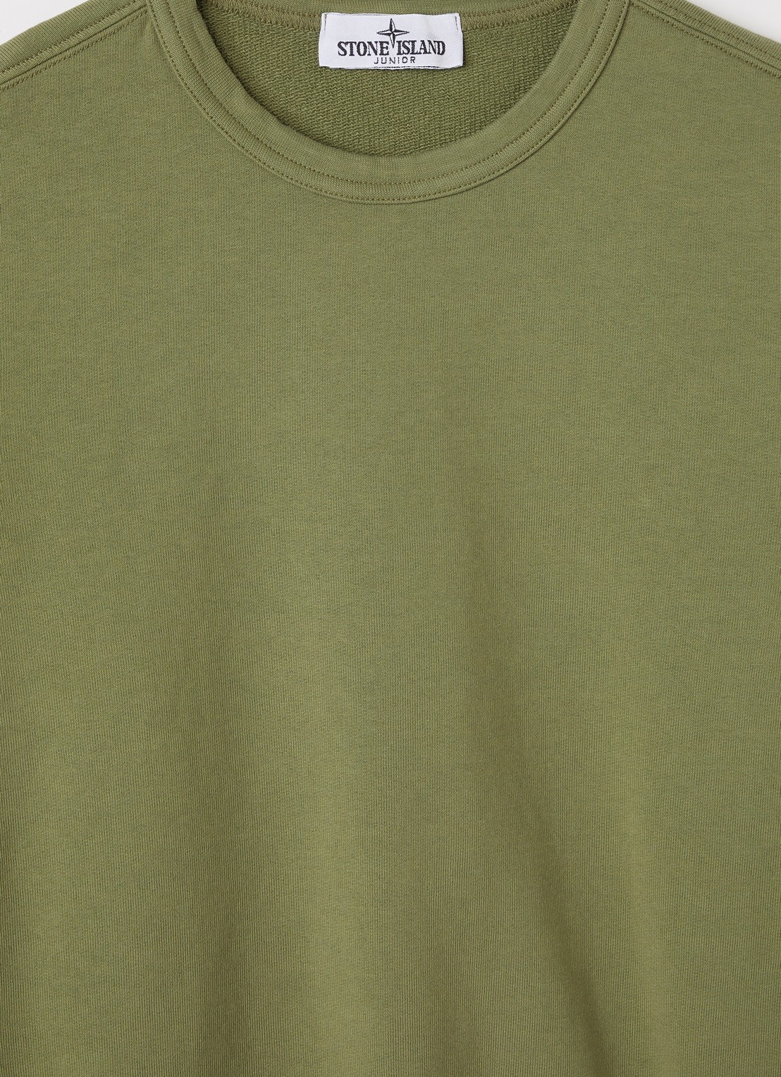 Stone Island S0040 sweater met logo - detail 3 mosgroen