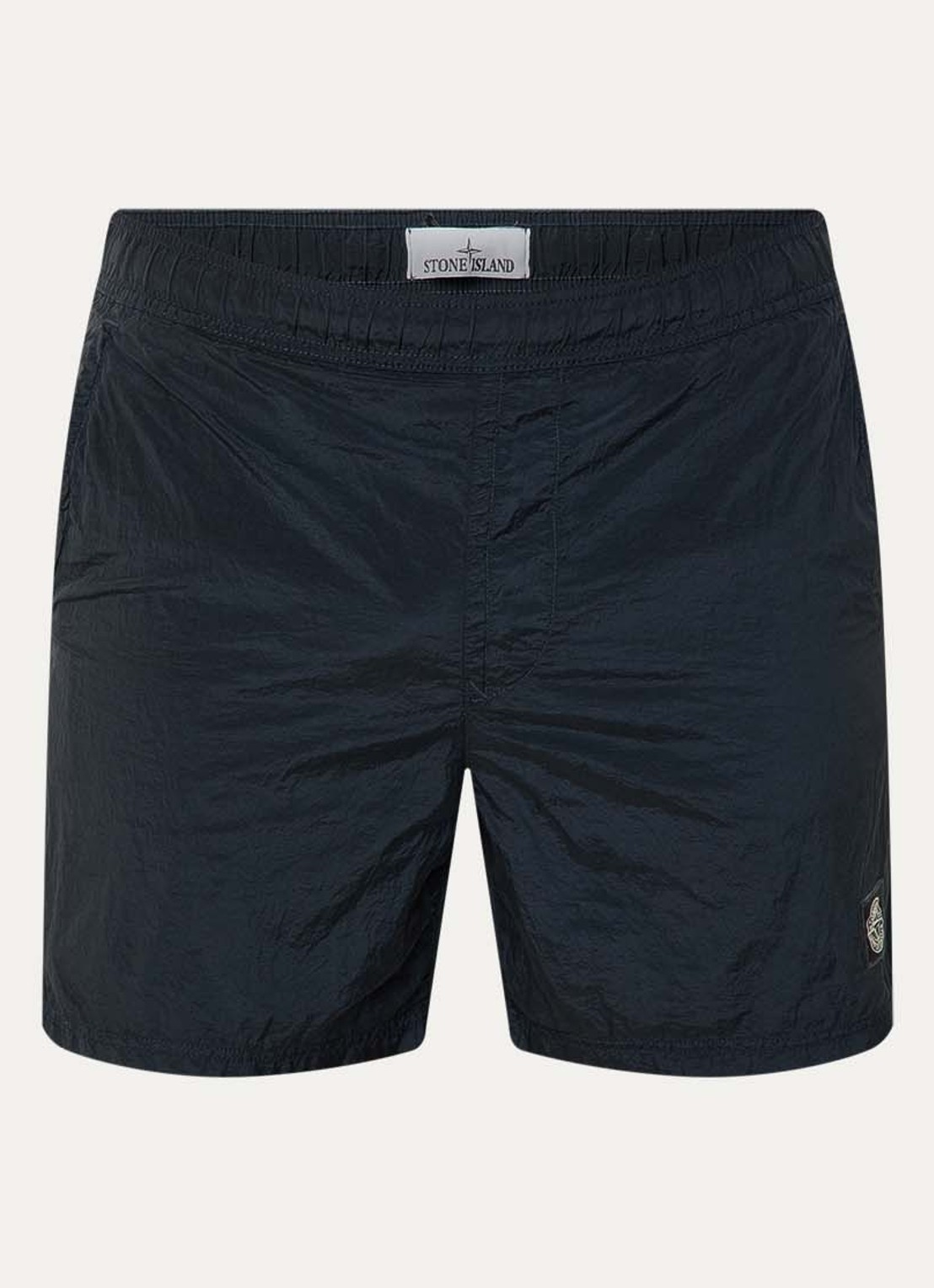 Stone Island S0043 Long zwemshorts met steekzakken - voorkant 3 donkerblauw