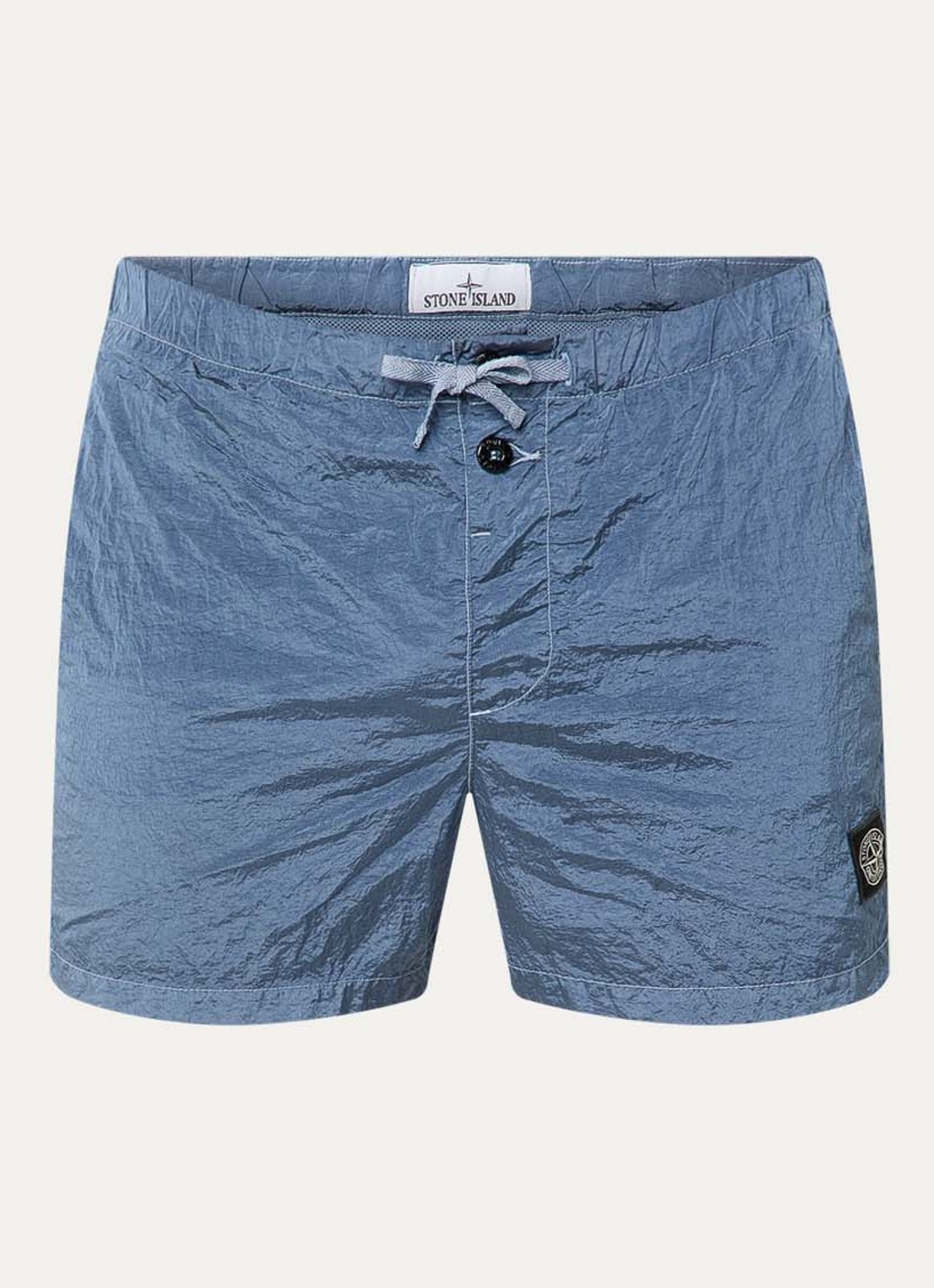Stone Island S0043 zwemshorts met steekzakken - voorkant 3 staalblauw